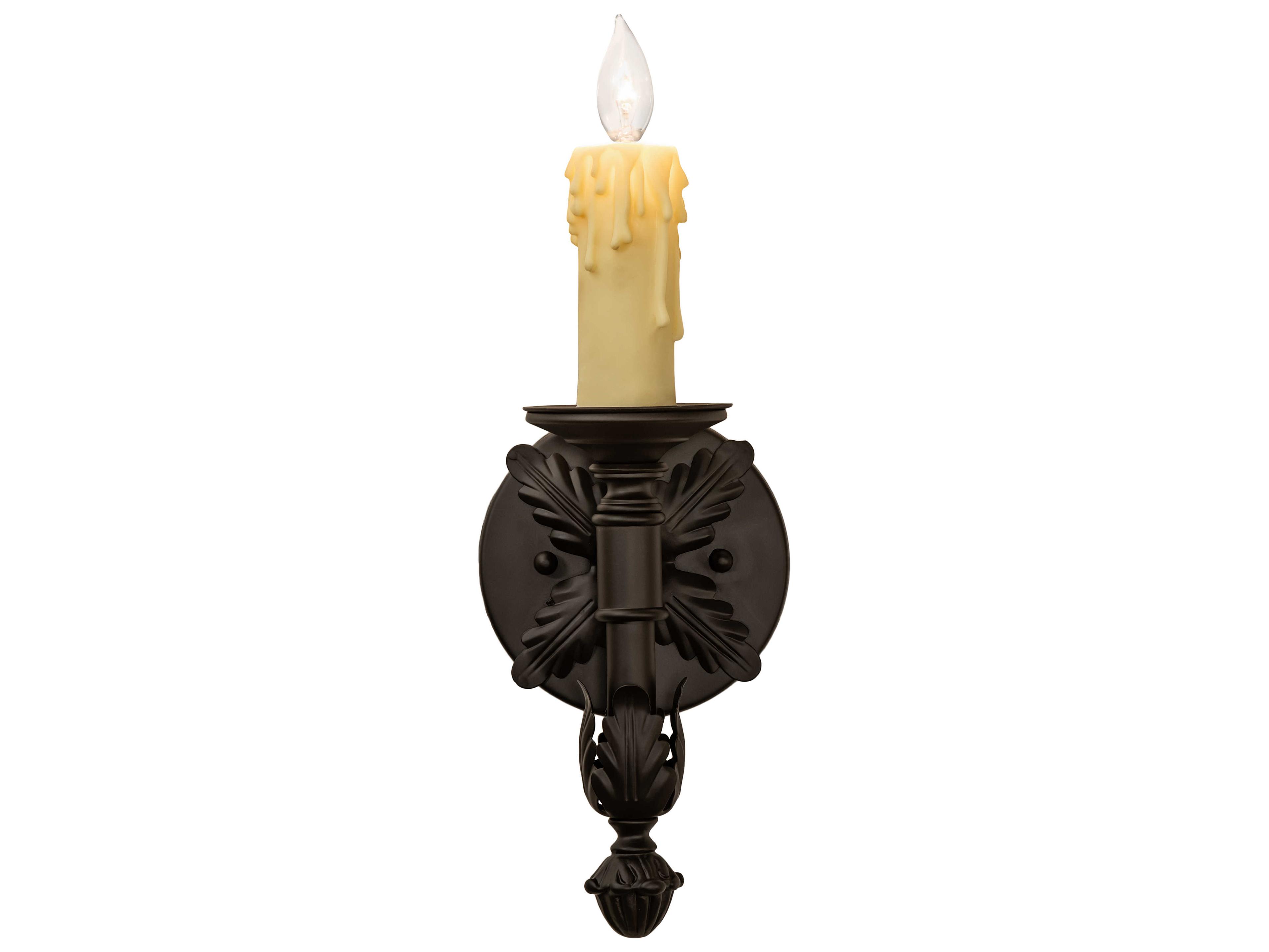 Meyda Clovis 1-Light Oil Rubbed Bronze Wall Sconce