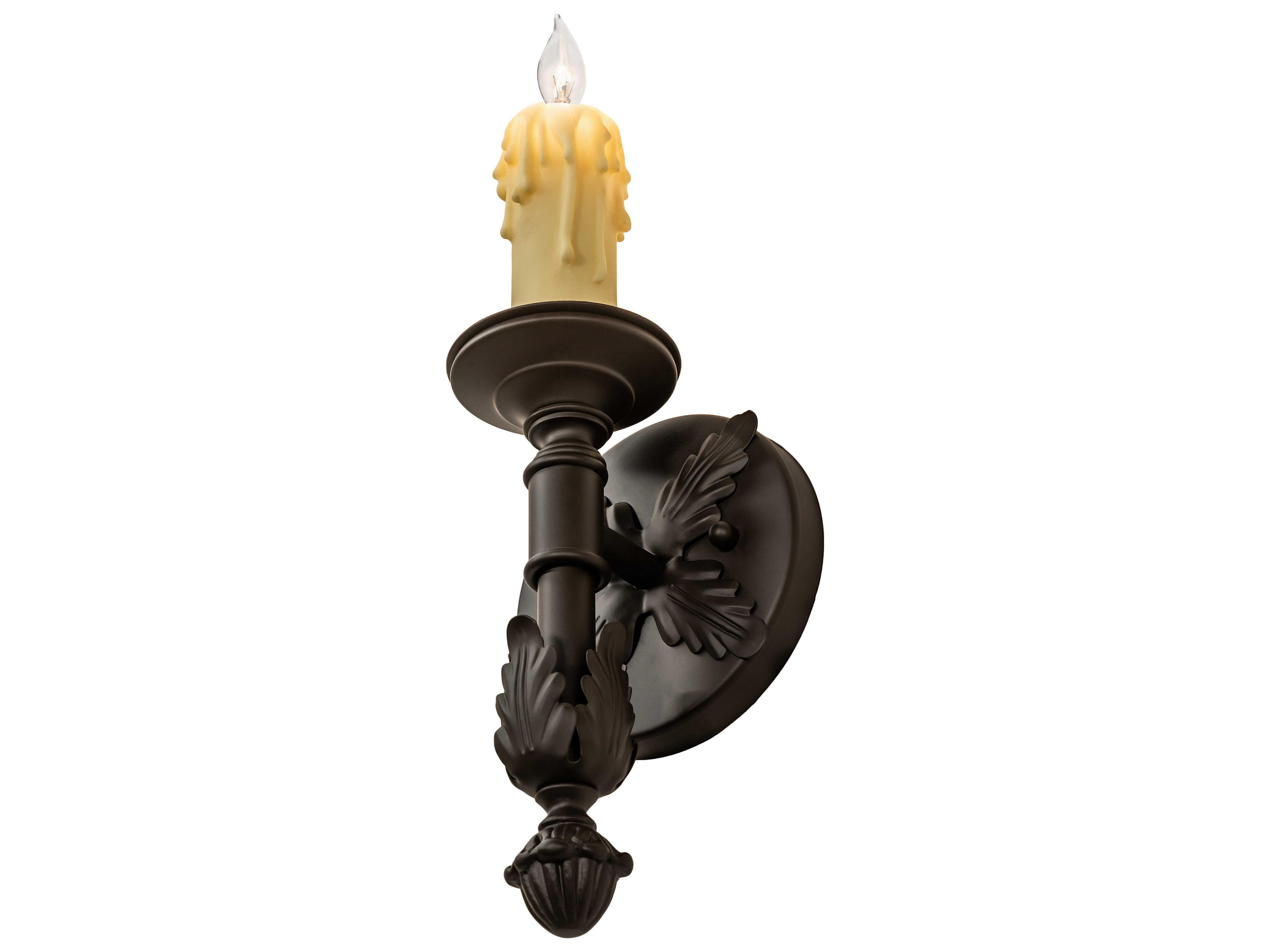 Meyda Clovis 1-Light Oil Rubbed Bronze Wall Sconce