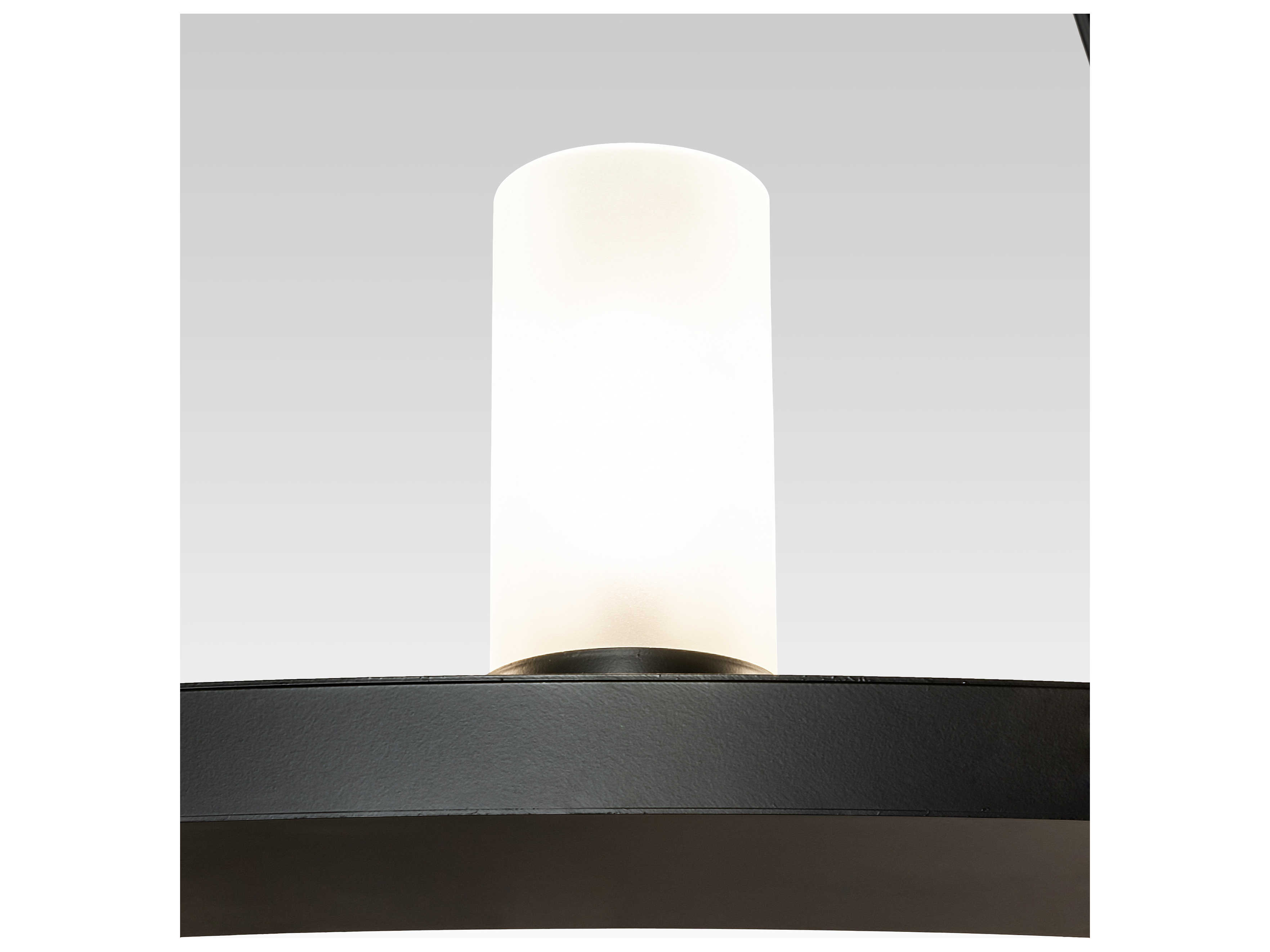 Meyda Loxley 20-Light Blackwash Glass Cylinder Round Chandelier