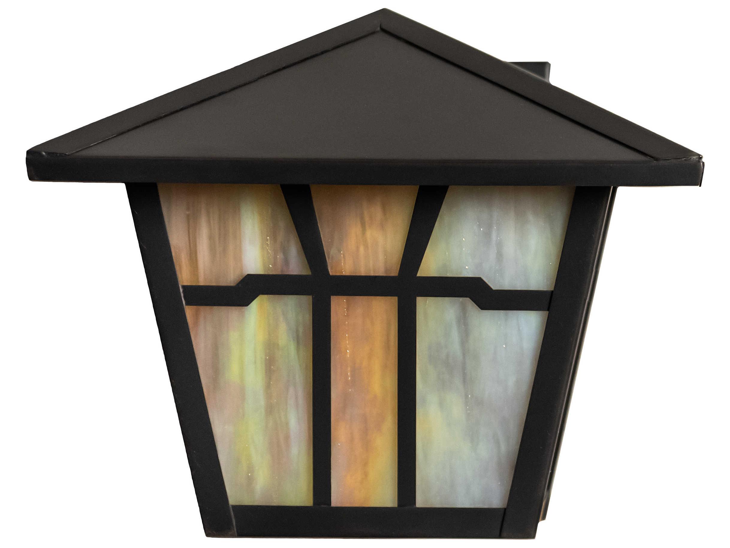 Meyda Gable 1 - Light Glass Outdoor Wall Light