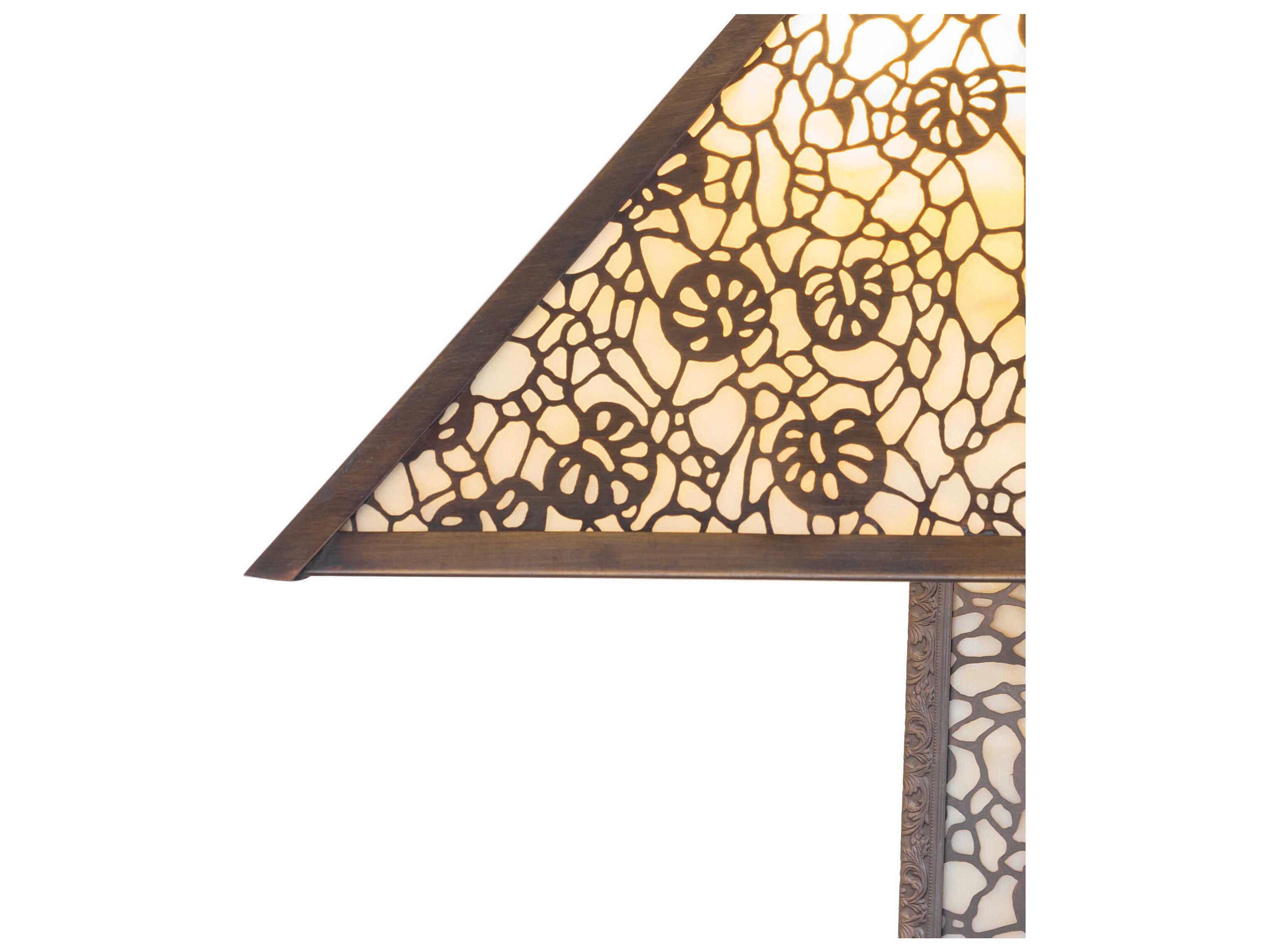 Meyda Lotus Leaf Solid Brass Table Lamp