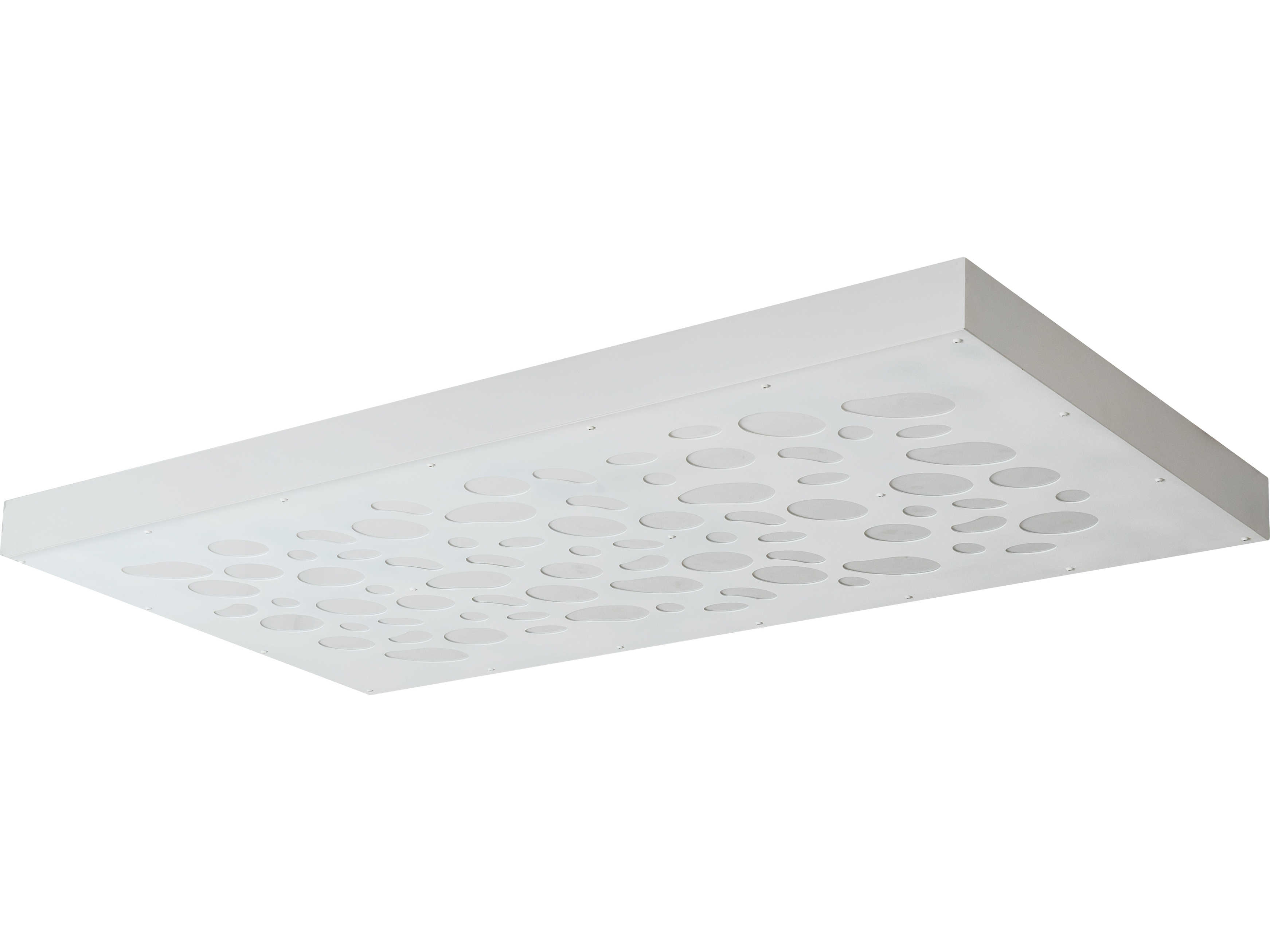 Meyda Ziggy Strip White LED Geometric Flush Mount