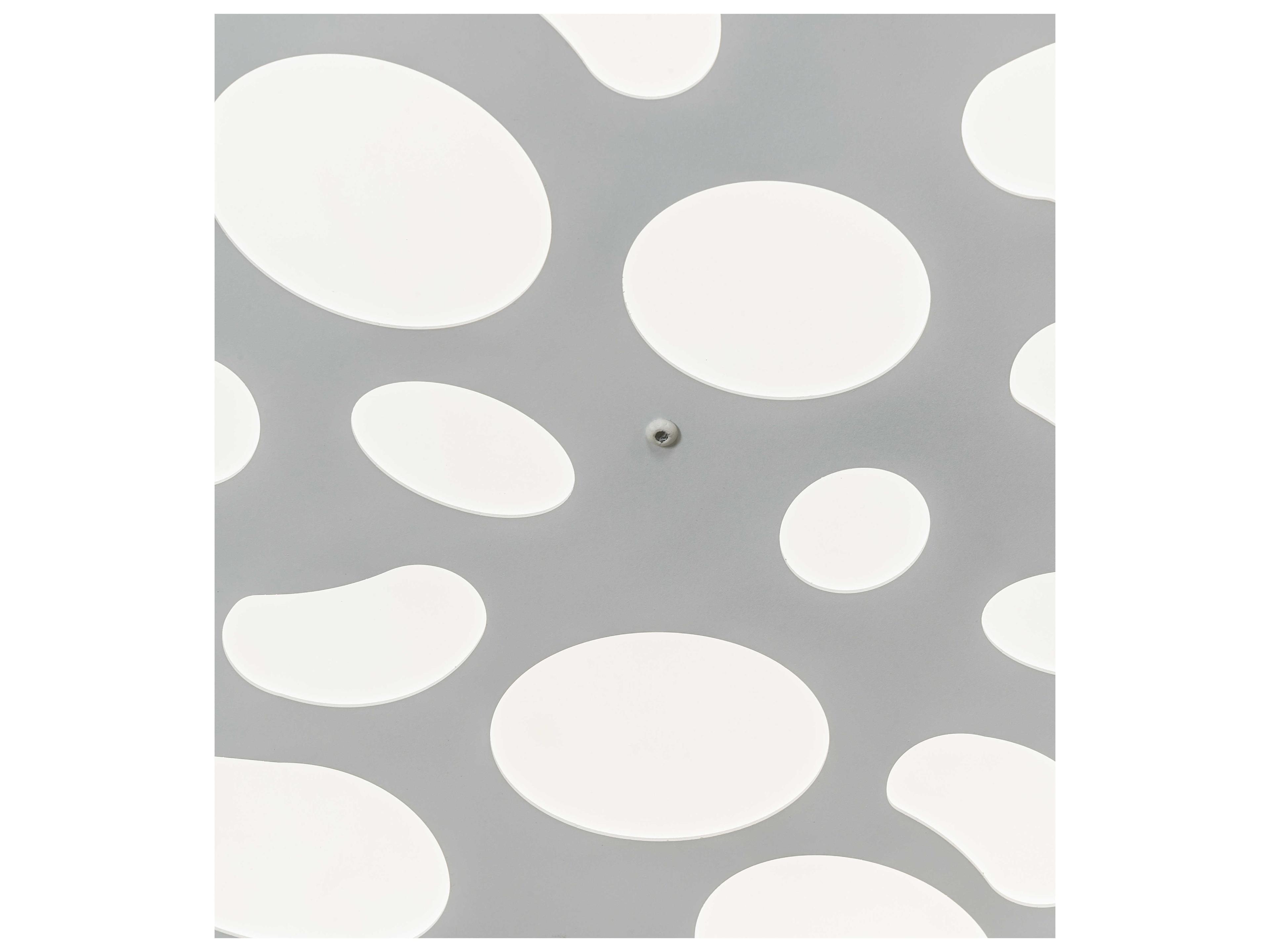 Meyda Ziggy Strip White LED Geometric Flush Mount