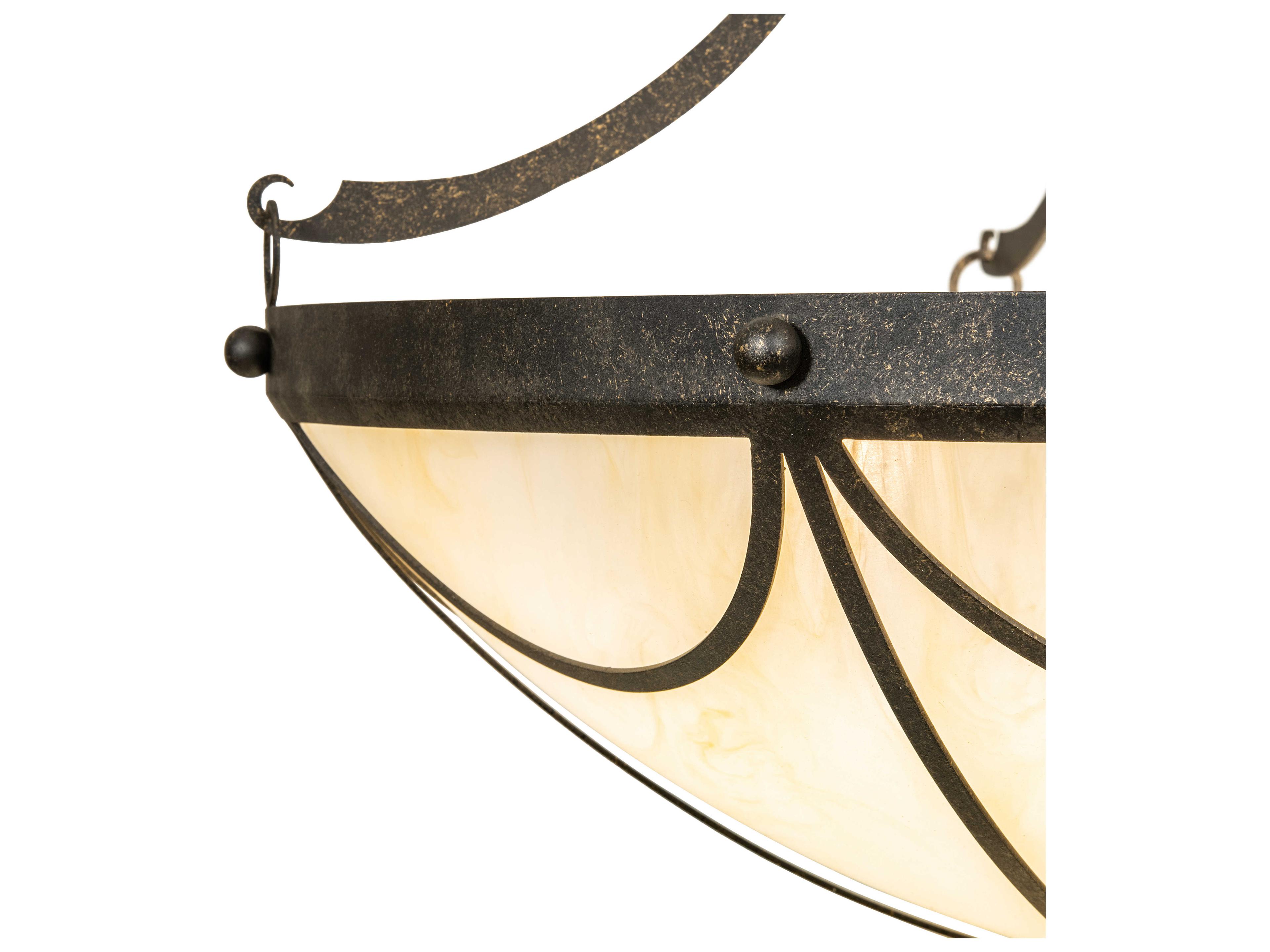 Meyda Carousel 6-Light Bronze Bowl Pendant