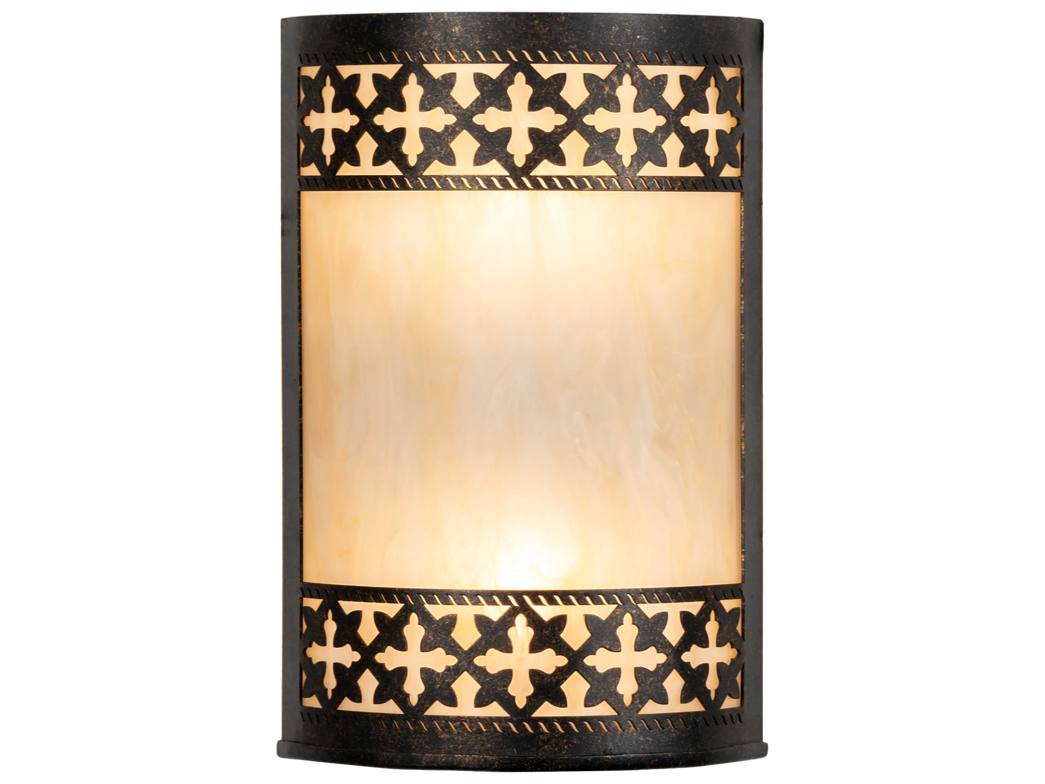 Meyda Cardiff 2-Light Bronze Wall Sconce