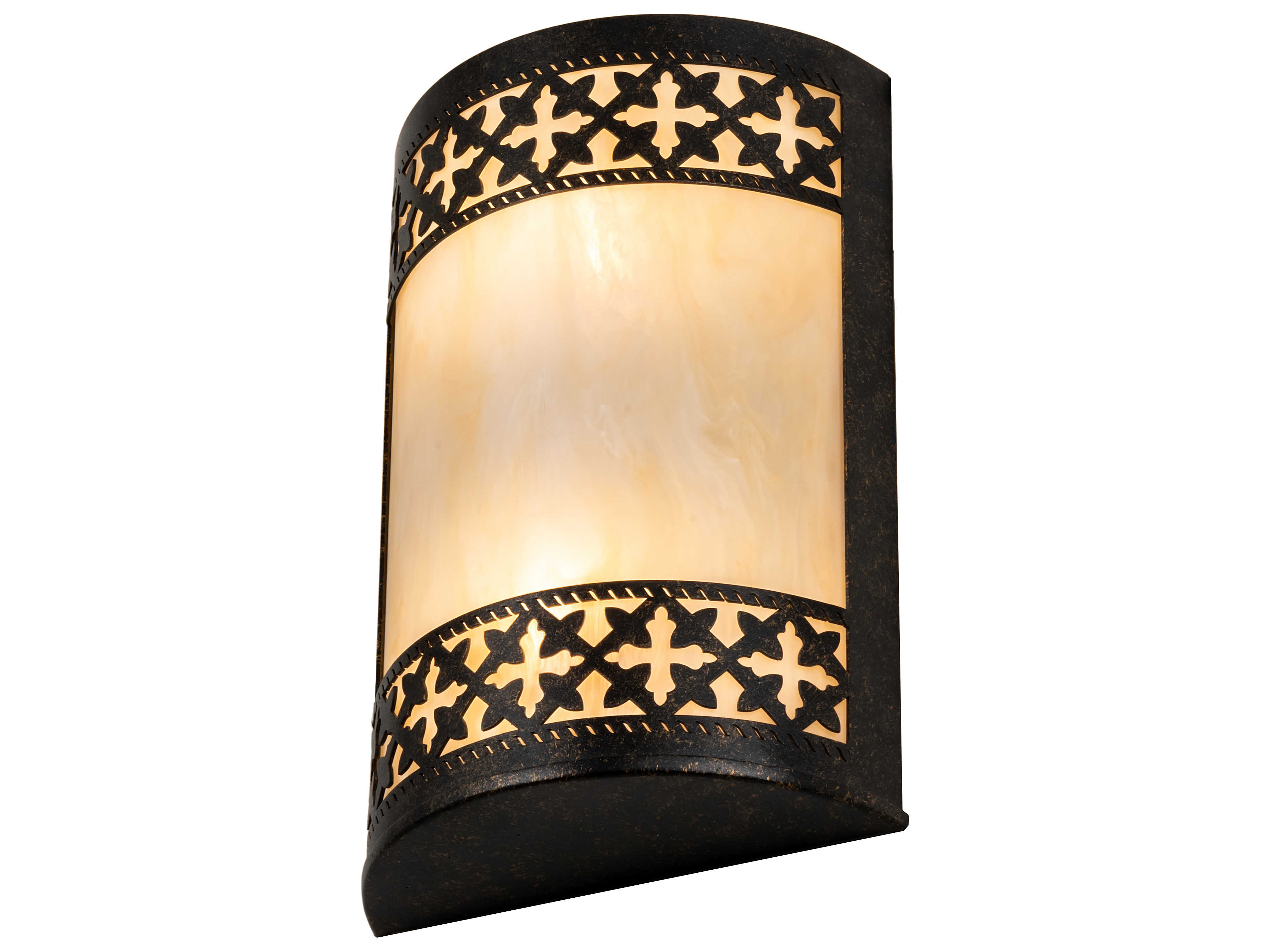 Meyda Cardiff 2-Light Bronze Wall Sconce