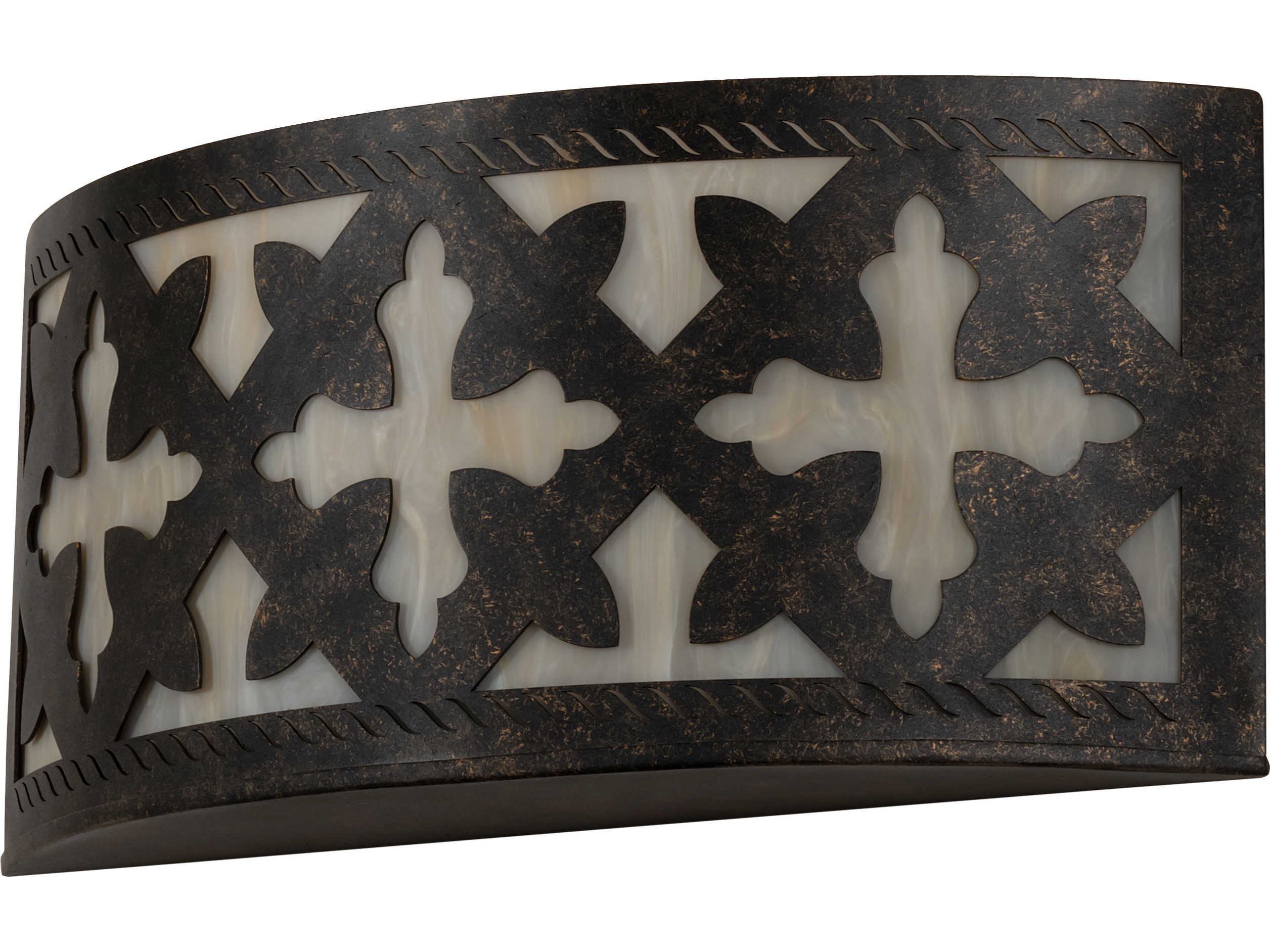 Meyda Cardiff 2-Light Bronze Wall Sconce