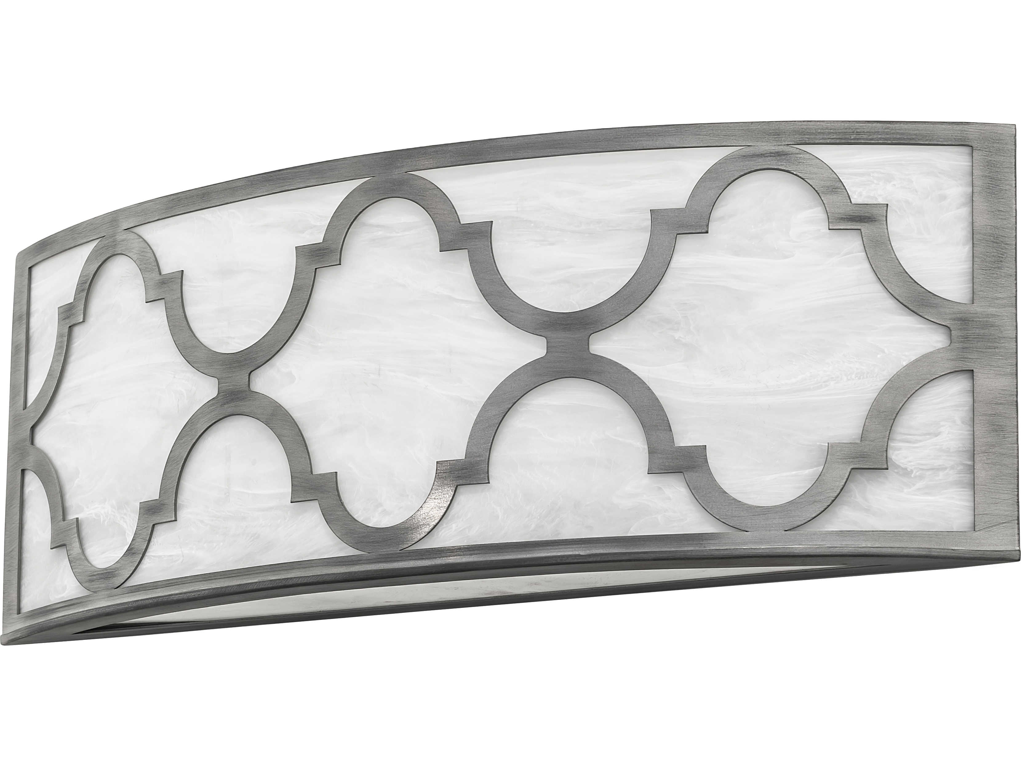 Meyda Cardiff 2-Light Brushed Nickel Wall Sconce