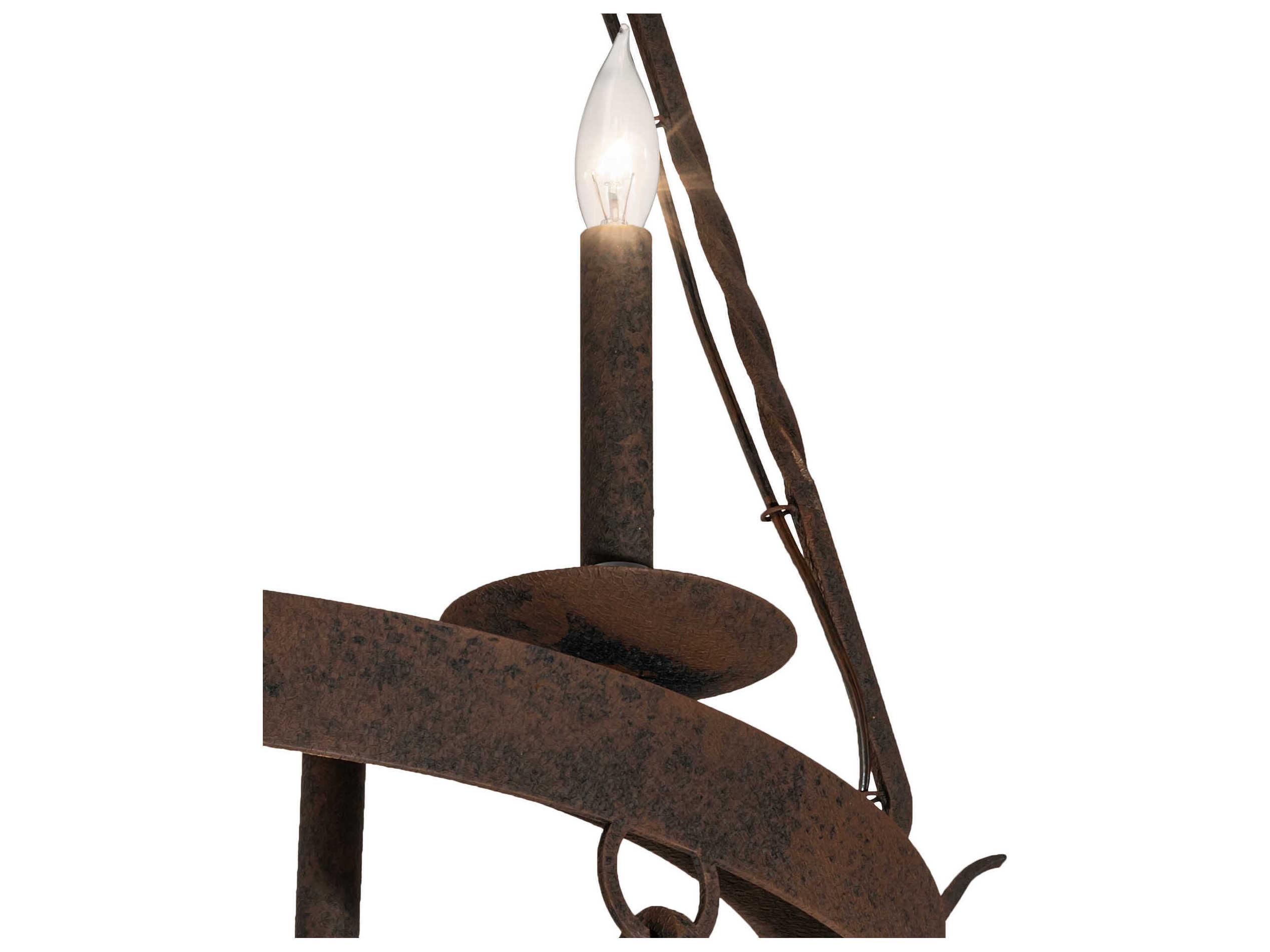 Meyda Lakeshore 21-Light Black Tiered Chandelier