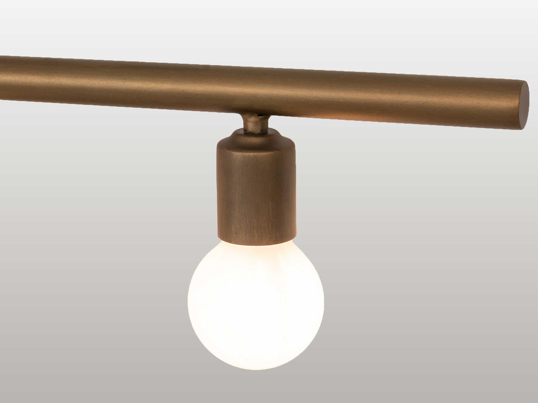 Meyda Alva 3-Light Brass Tint Wall Sconce