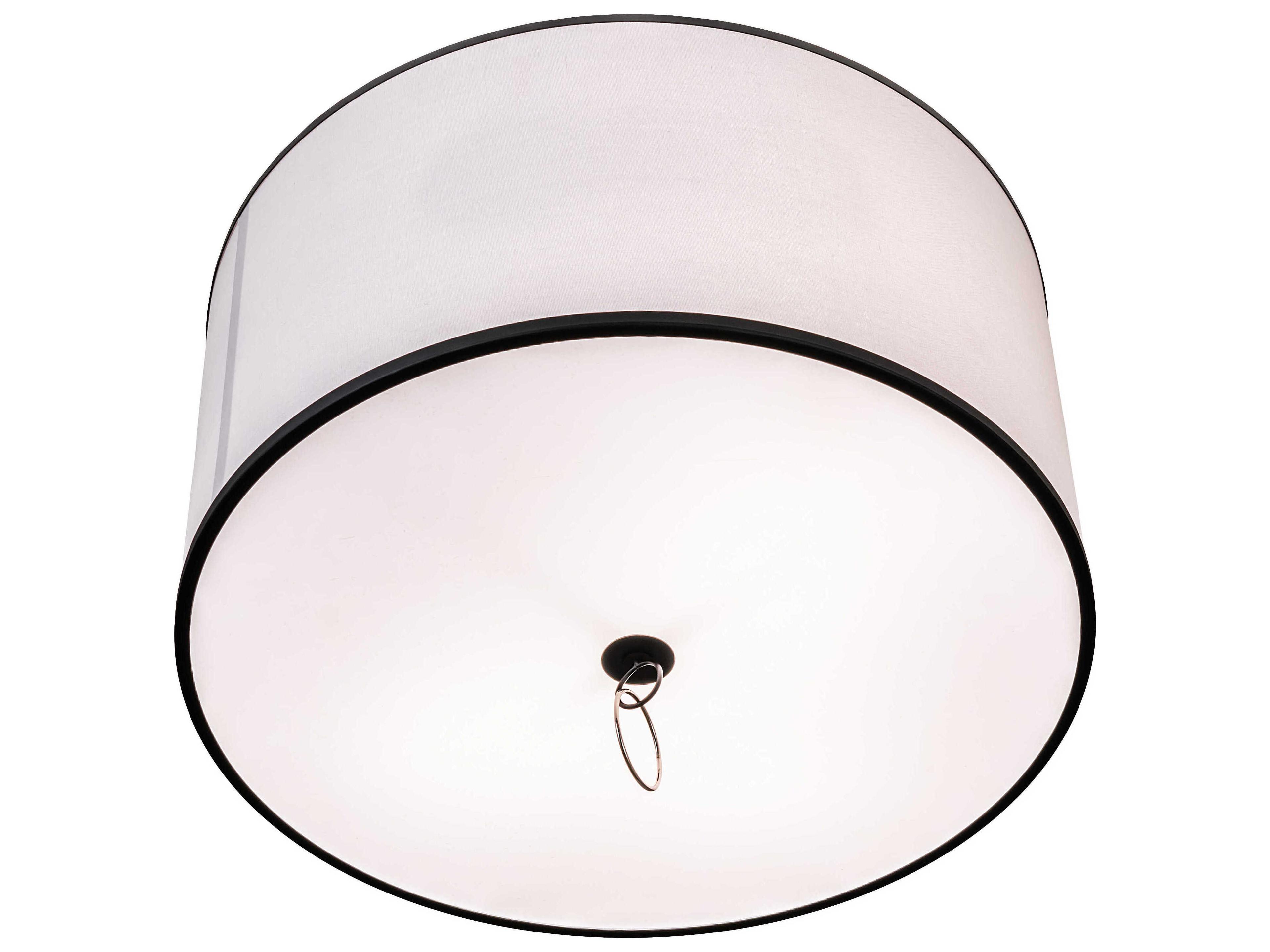 Meyda Cilindro 4-Light Polished Nickel LED Drum Pendant