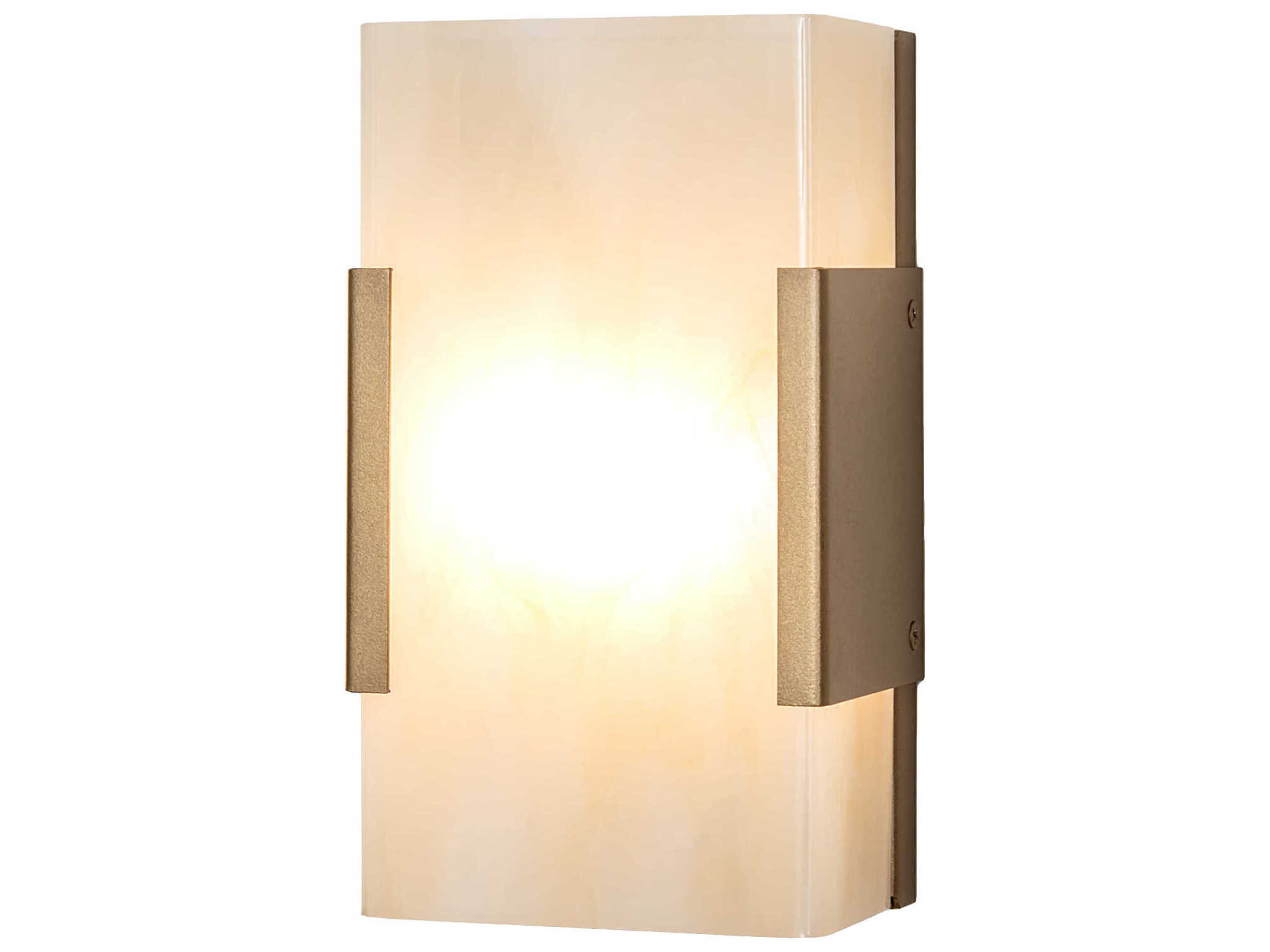 Meyda Quadrato 2-Light Gold Wall Sconce