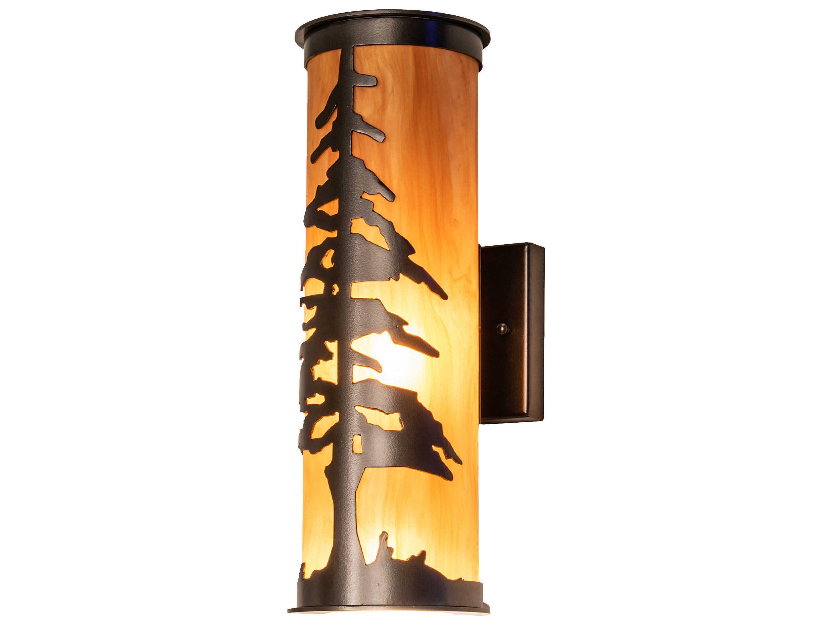 Meyda Pines 2 - Light Outdoor Wall Light