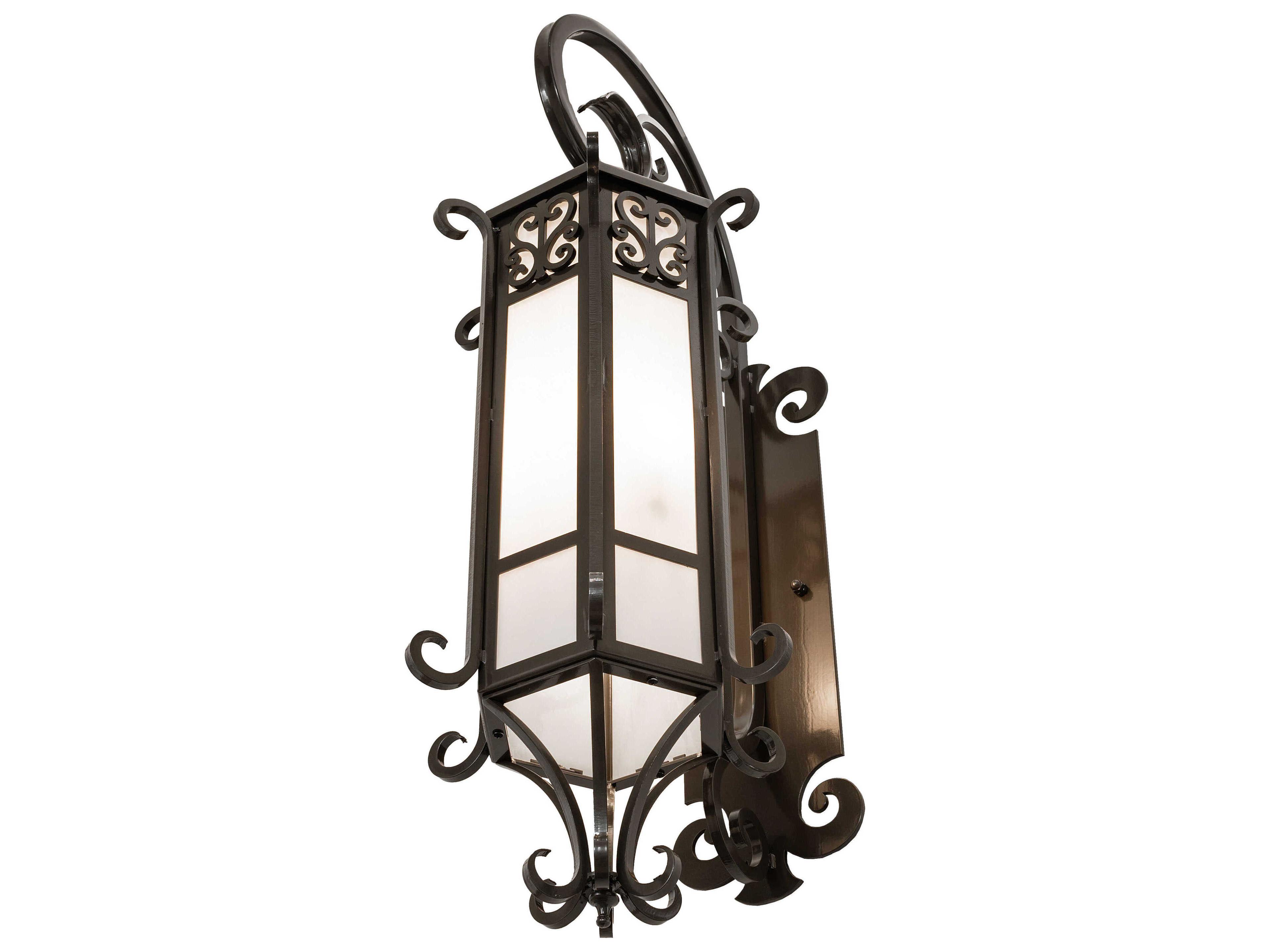 Meyda Caprice 3-Light Outdoor Wall Light