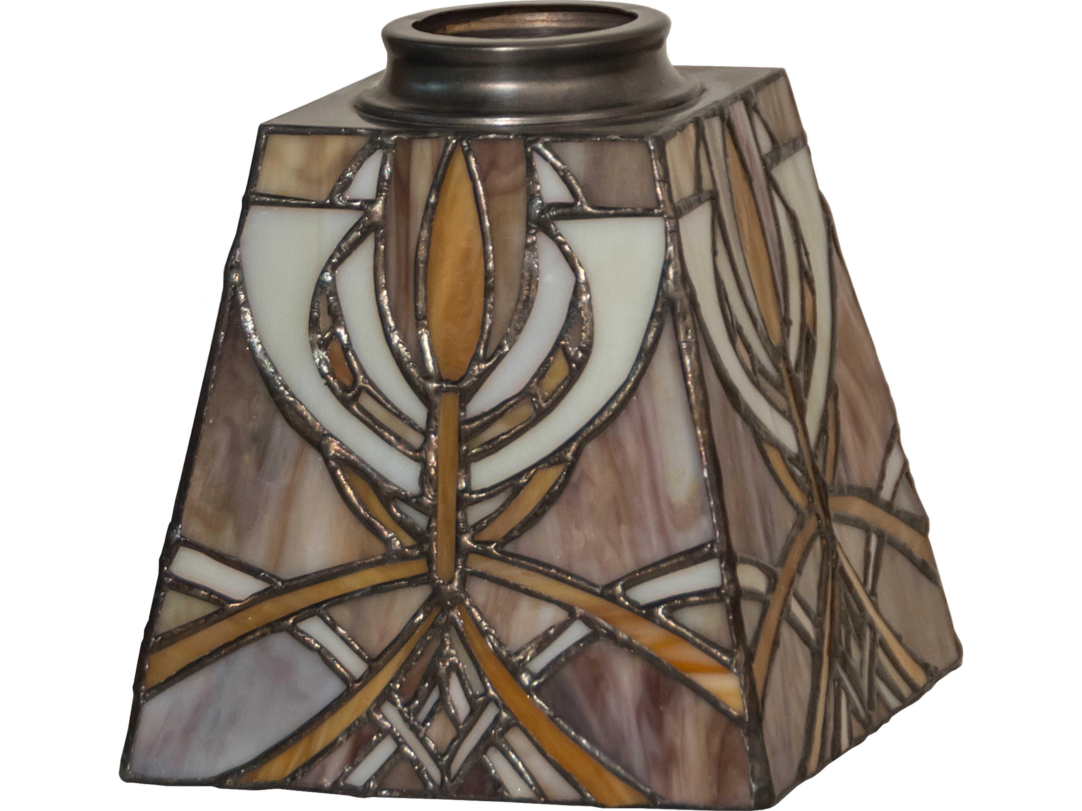 Meyda Glasgow Bungalow Stained Glass