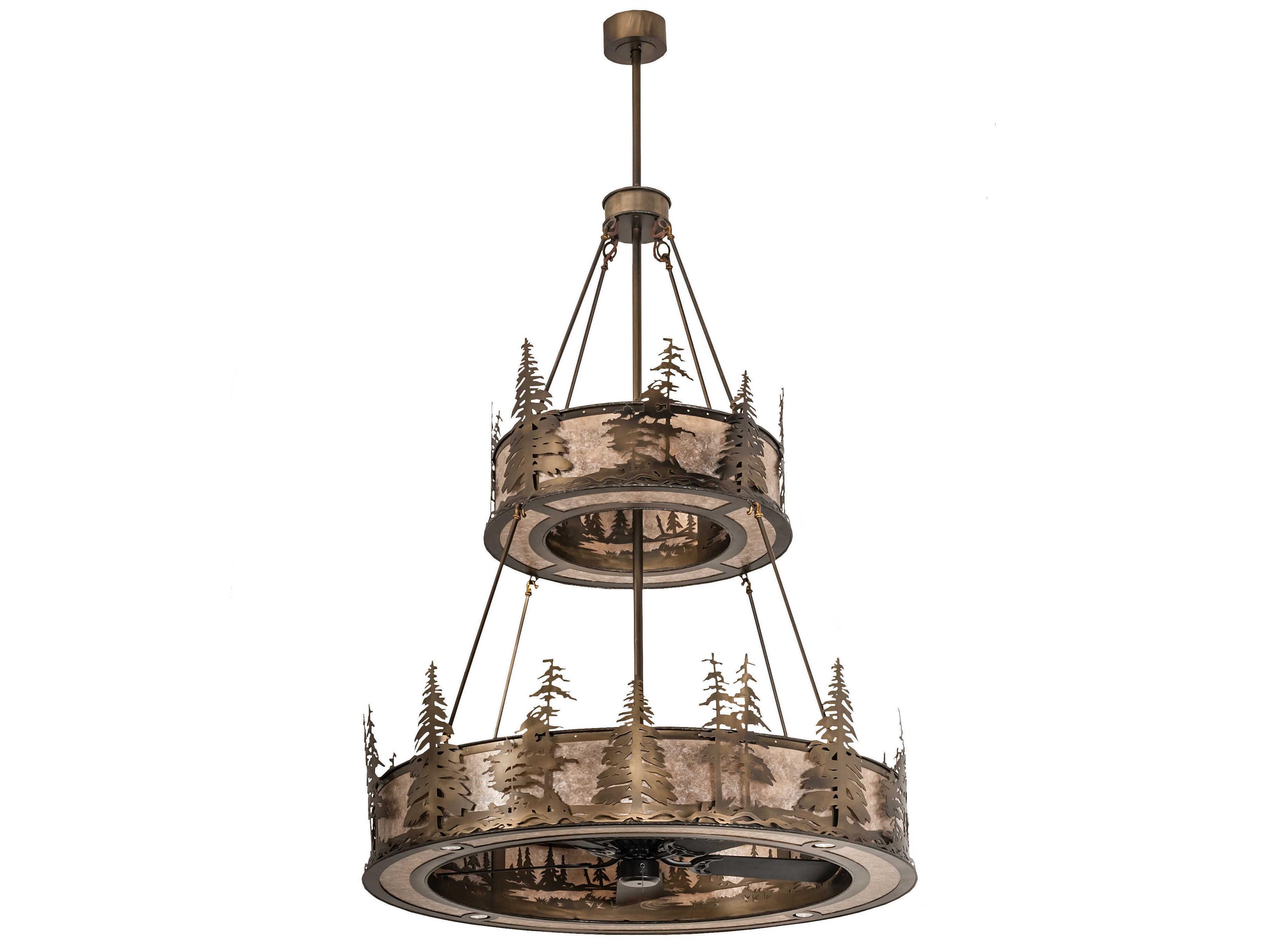 Meyda Tall Pines 55" Ceiling Fan