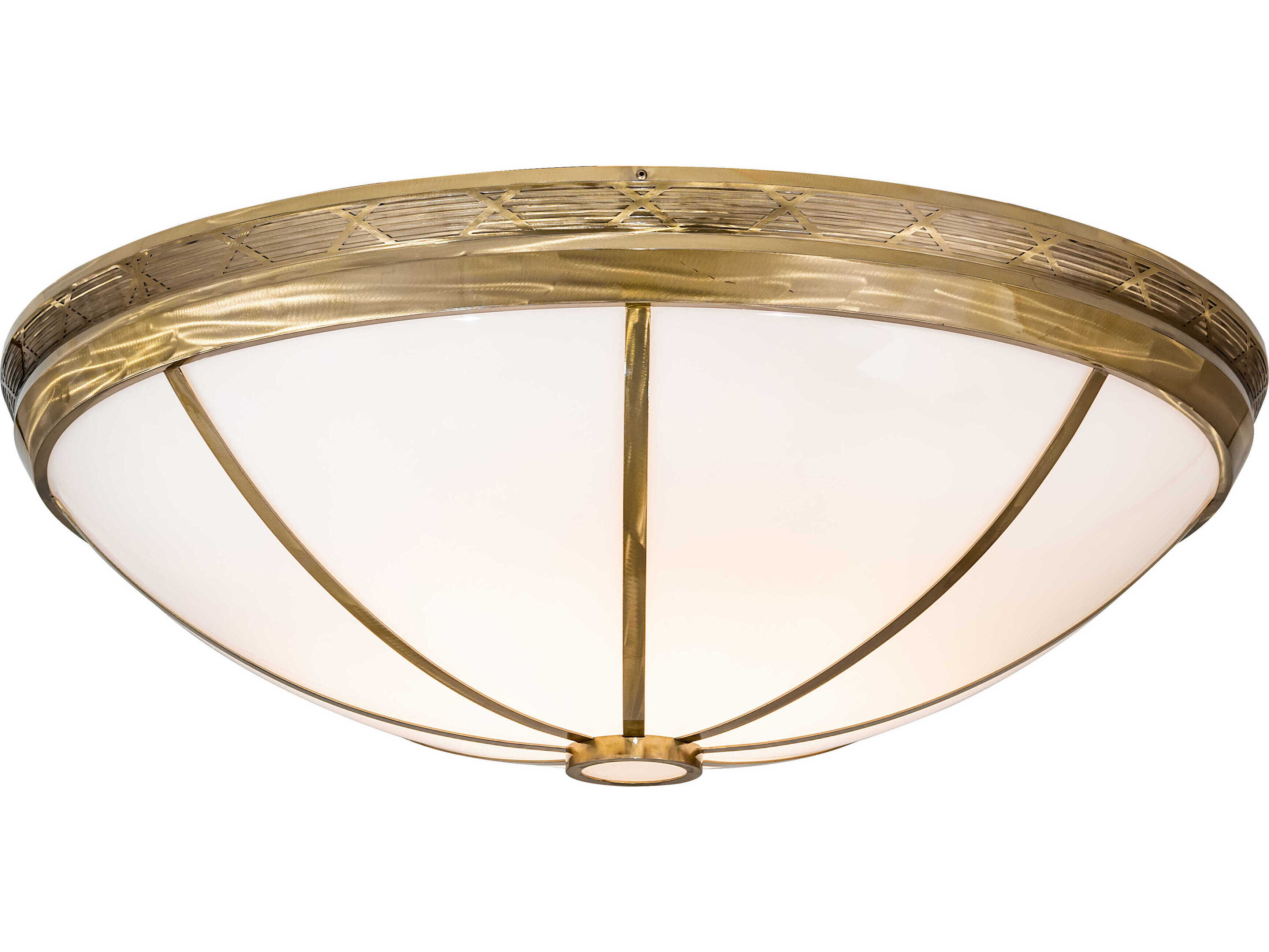 Meyda Kahe 12-Light Gold Bowl Flush Mount