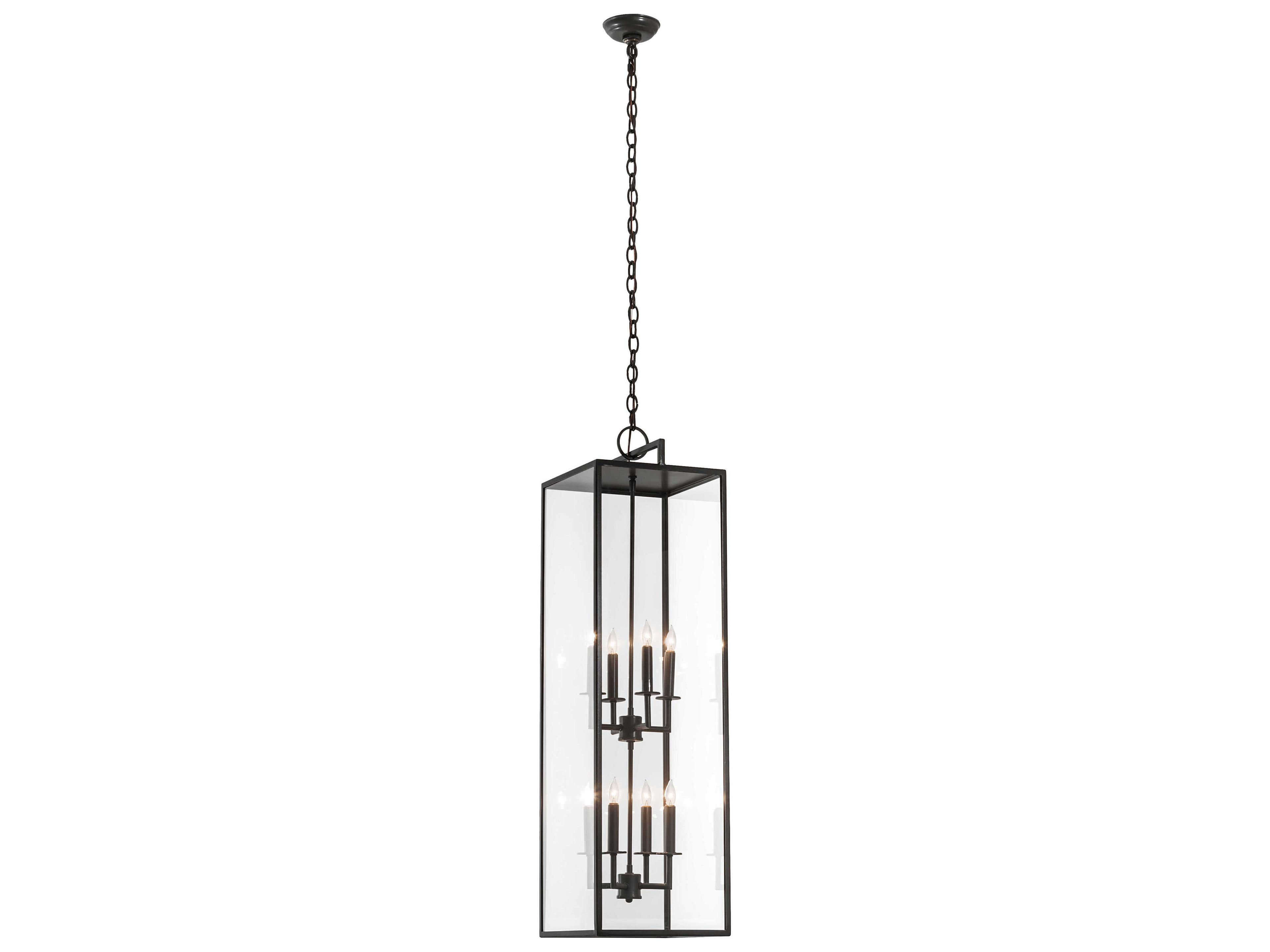 Meyda Kitzi Box 8-Light Bronze Black Pendant