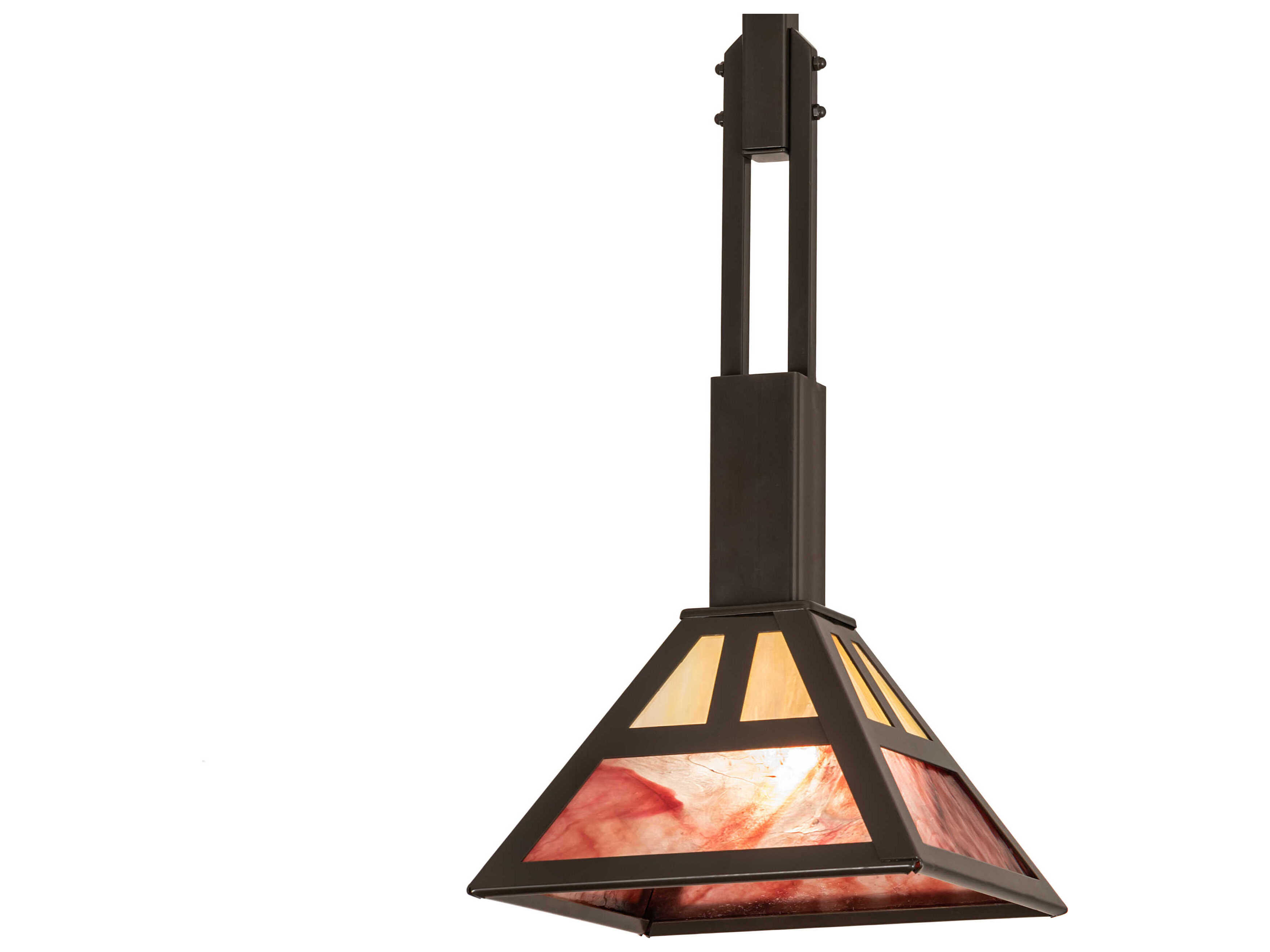 Meyda Soffe 1-Light Timeless Bronze Glass Pendant