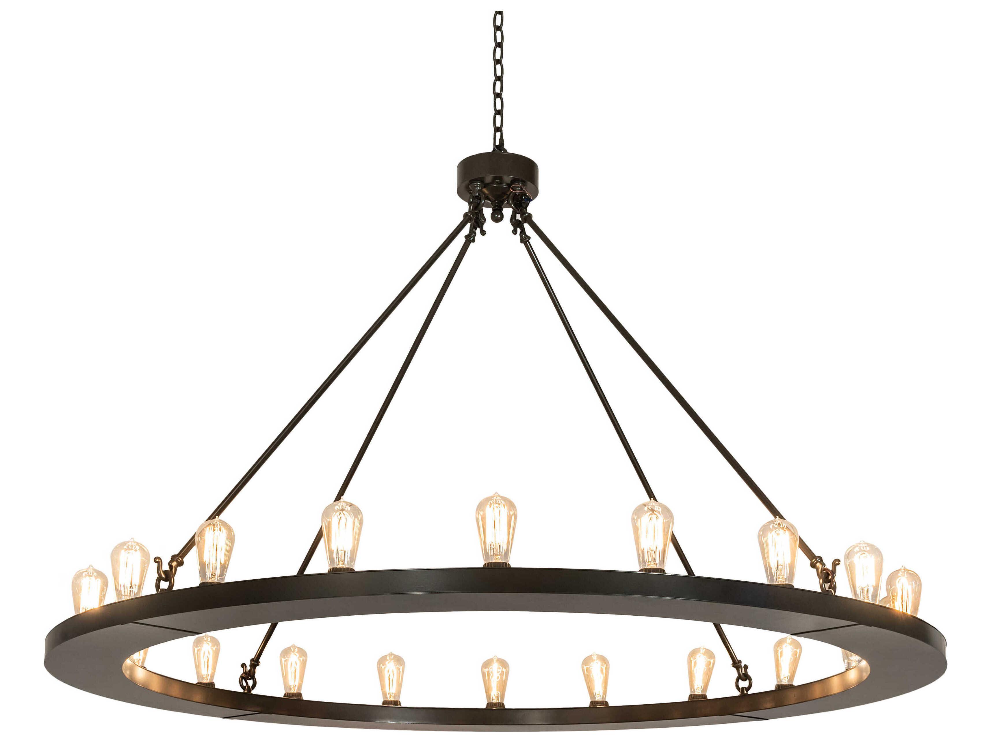 Meyda Loxley 20-Light Timeless Bronze Chandelier