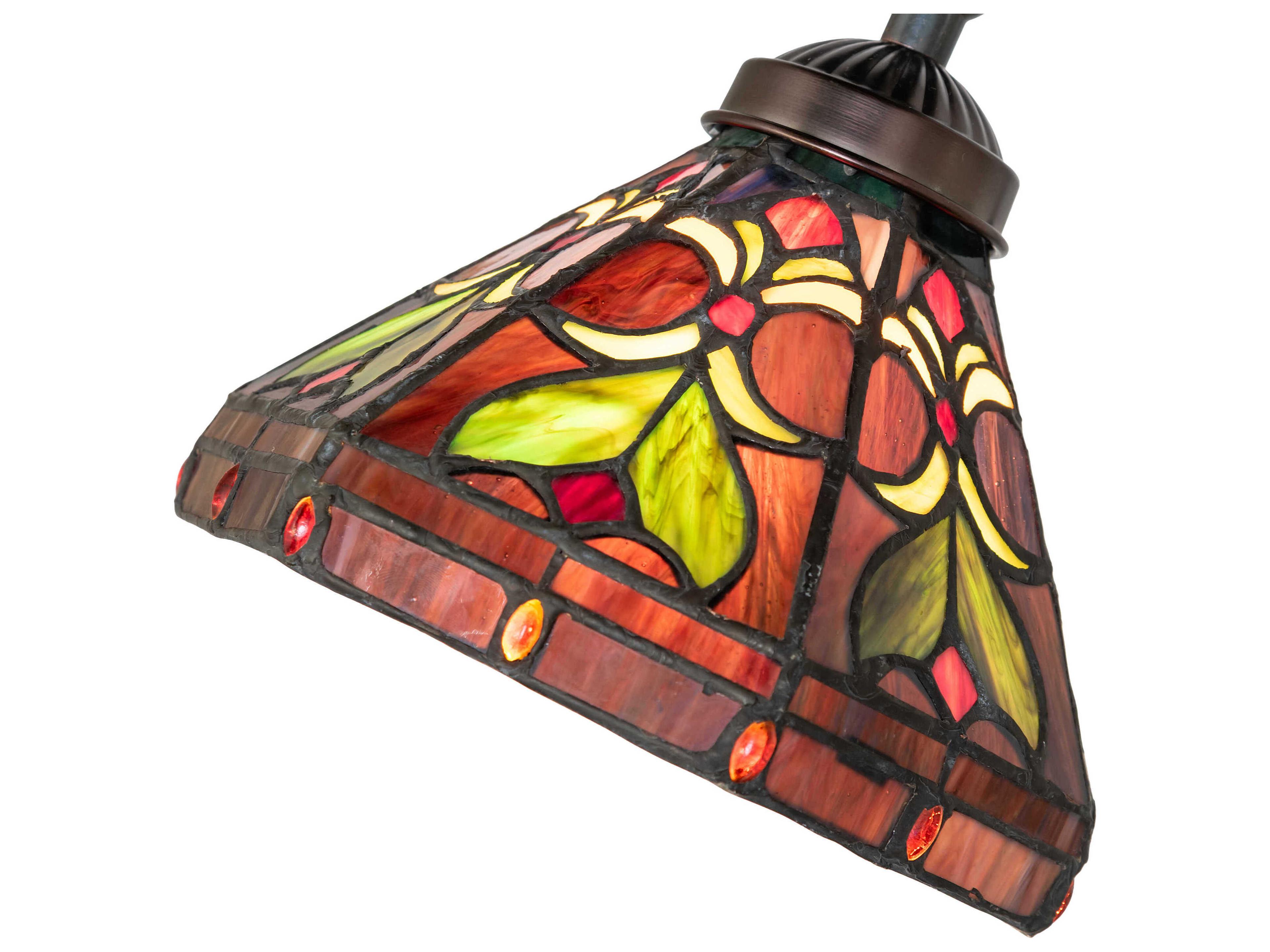 Meyda Middleton Mahogany Bronze Desk Lamp