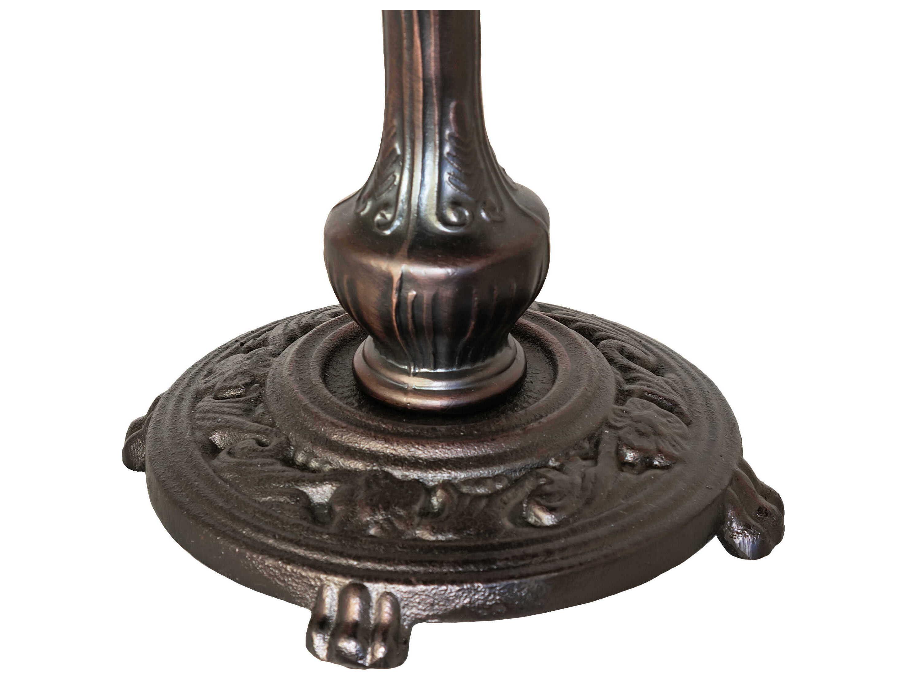 Meyda Mahogany Bronze Desk Lamp