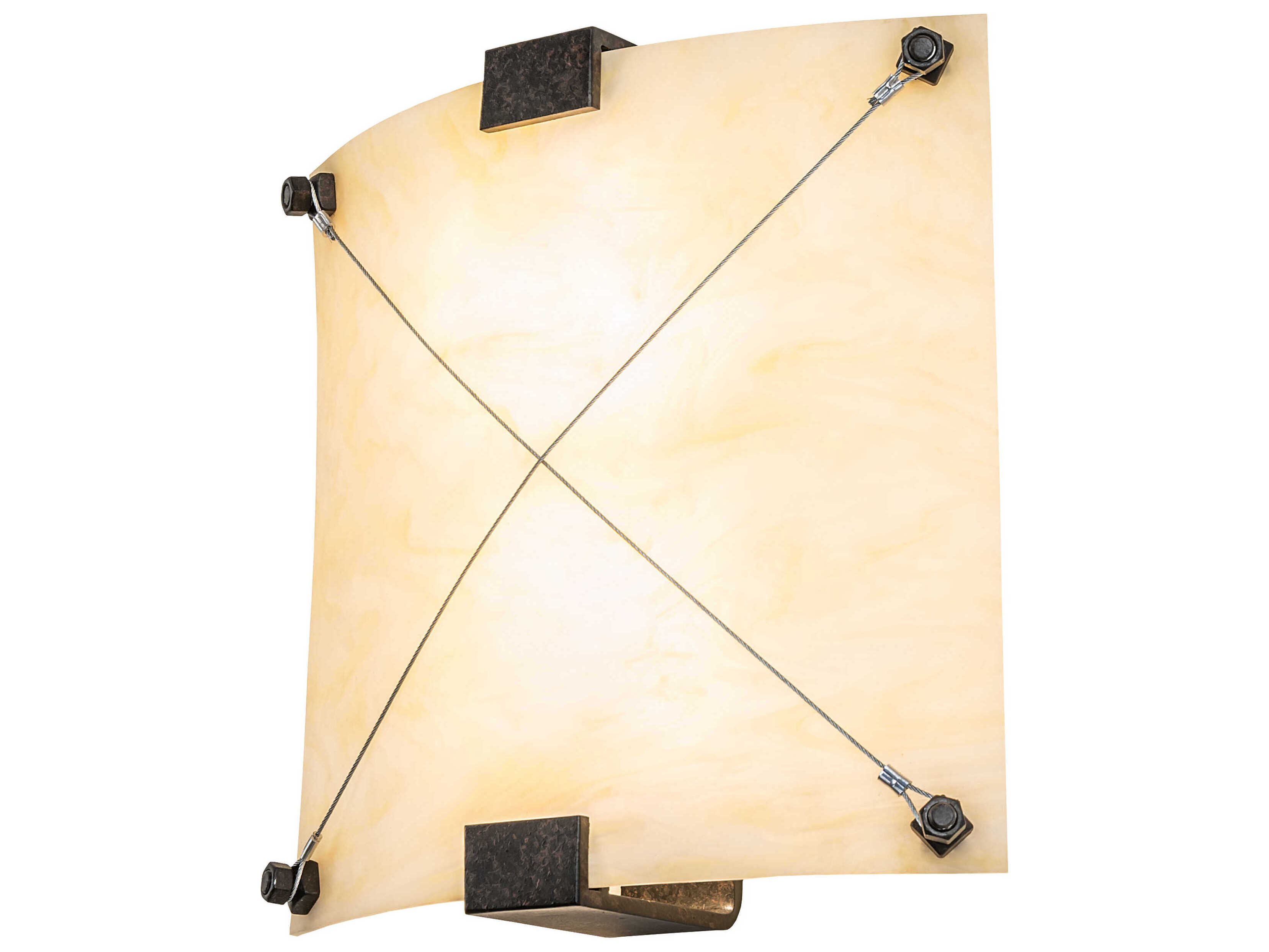 Meyda Maxton 2-Light Pink Wall Sconce