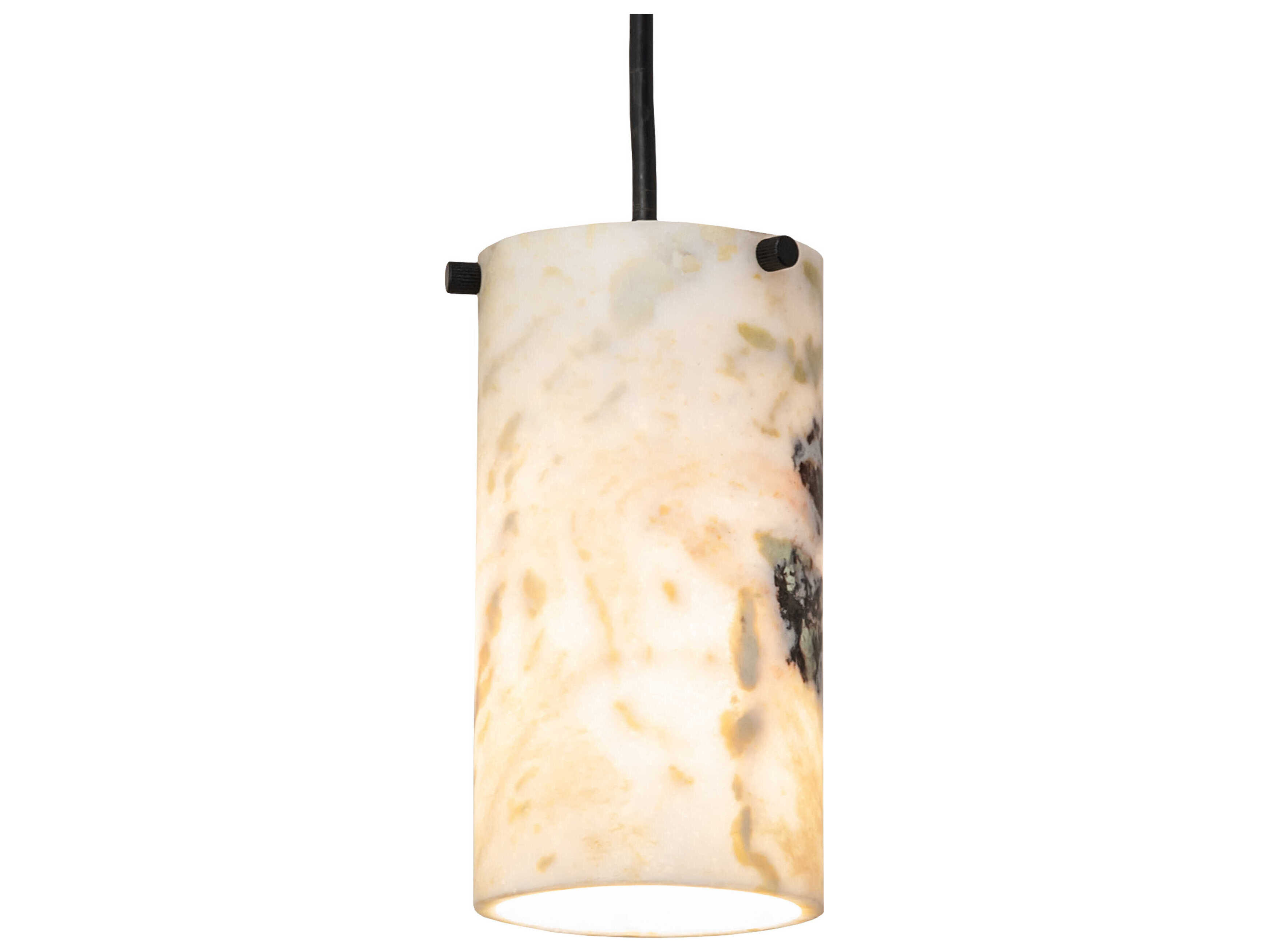 Meyda Cilindro 1-Light Steel Cylinder Mini Pendant