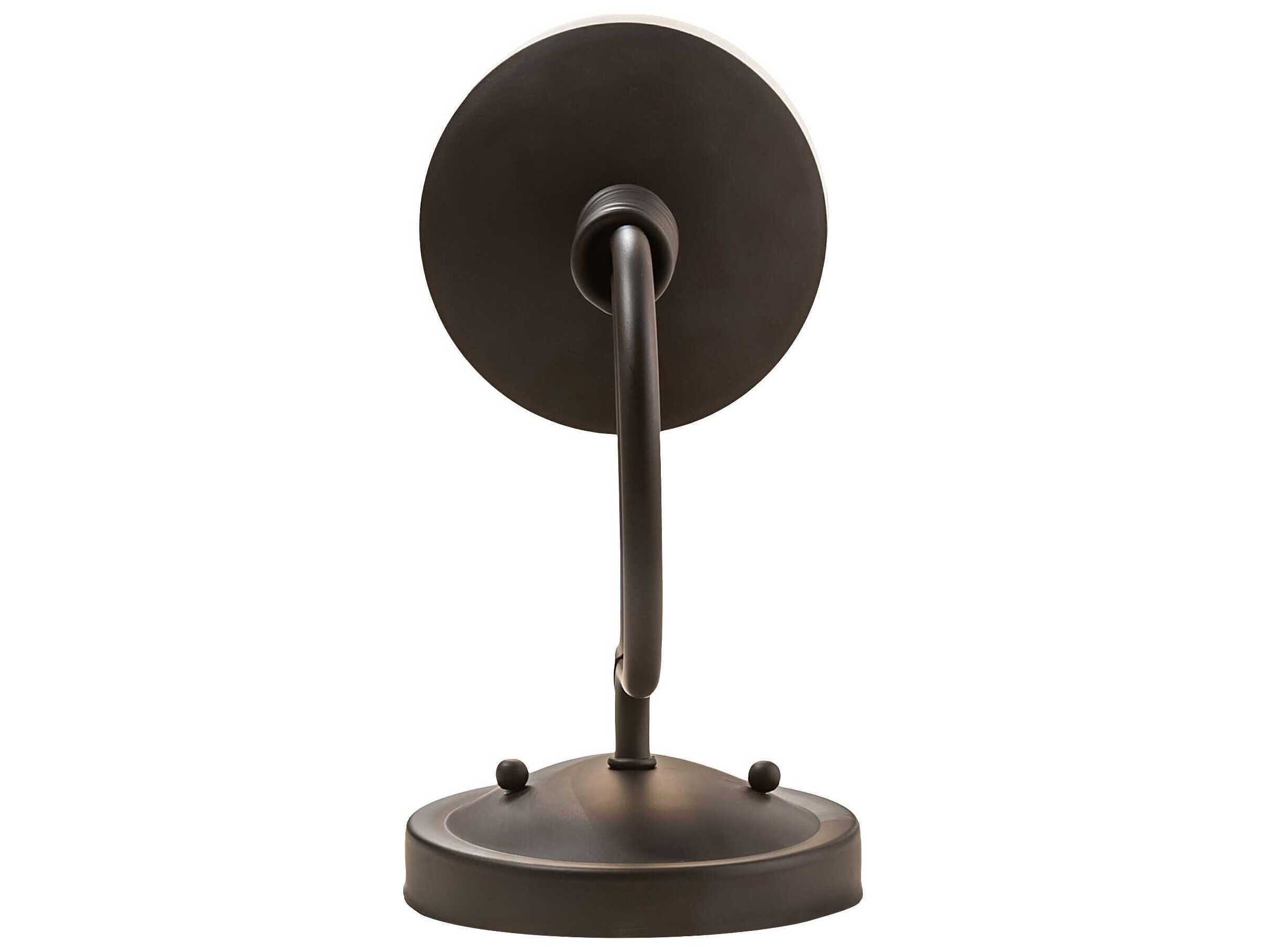Meyda Bell 1-Light Oil Rubbed Bronze Glass Wall Sconce