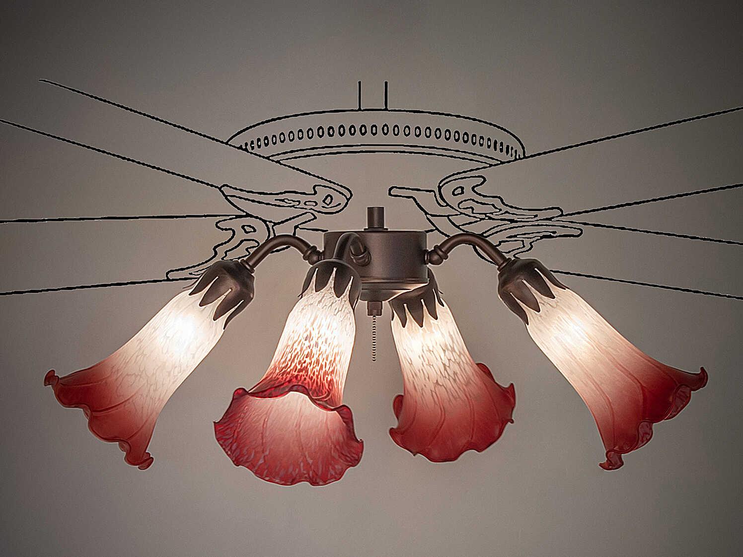 Meyda Pond Lily 4 - Light Fan Kit