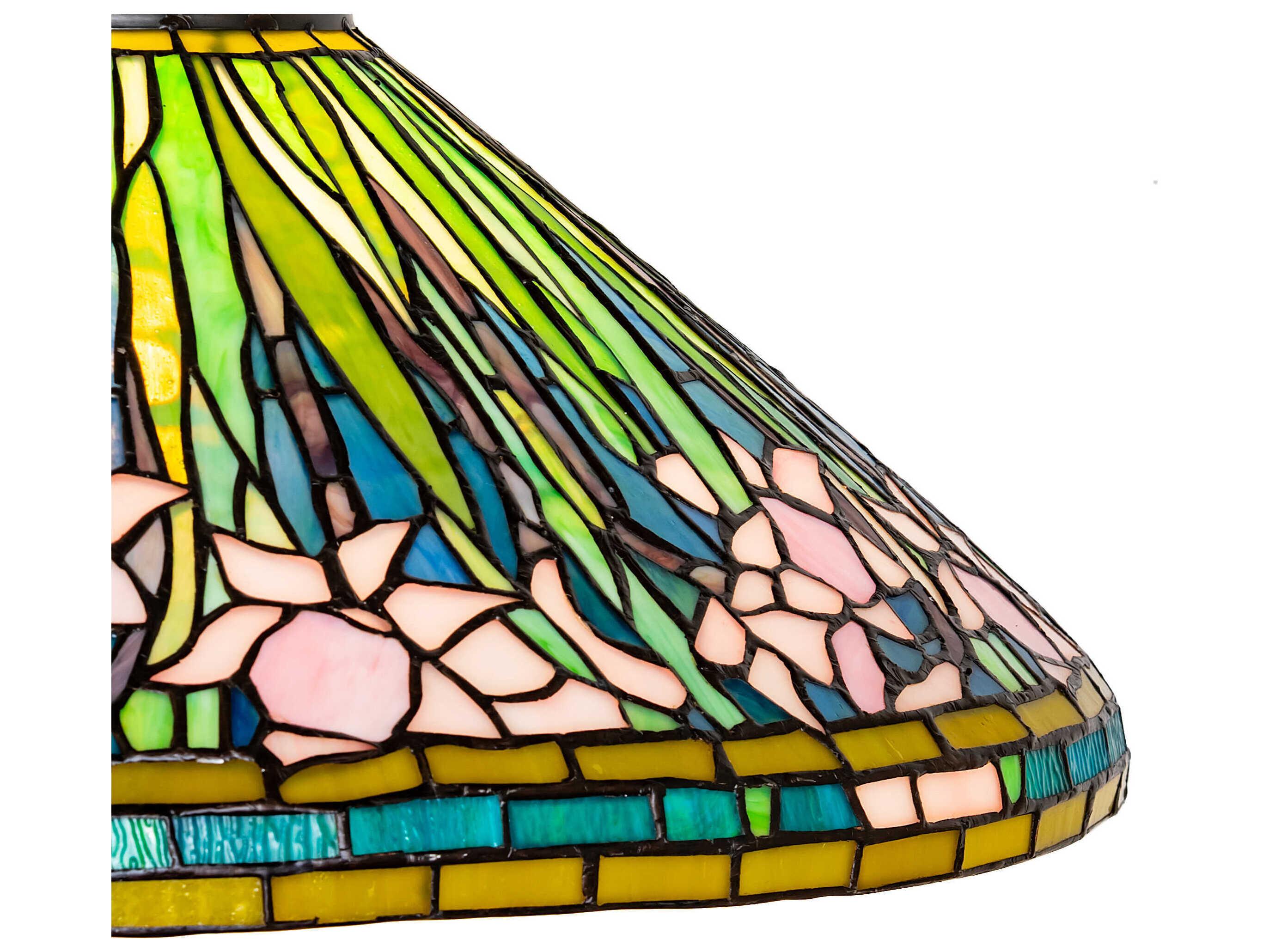 Meyda Daffodil 1-Light Mahogany Bronze Pendant