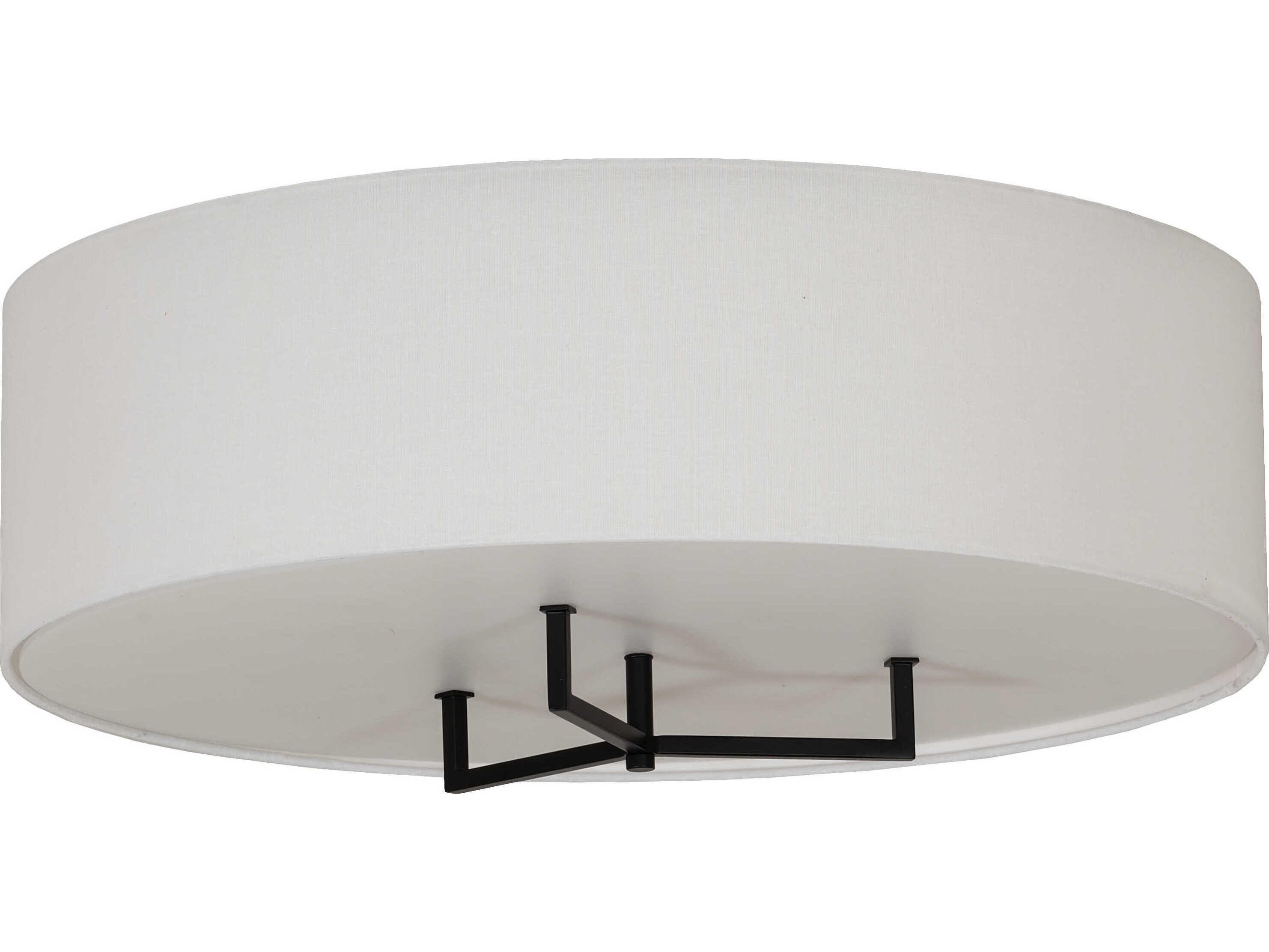 Meyda Cilindro Bronze LED Drum Flush Mount