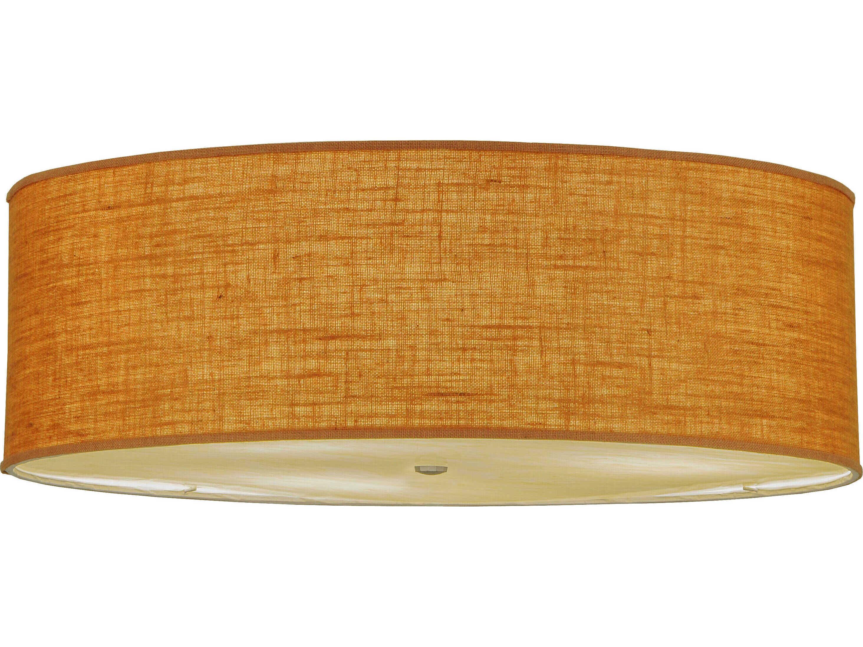Meyda Cilindro 3-Light Steel Drum Flush Mount