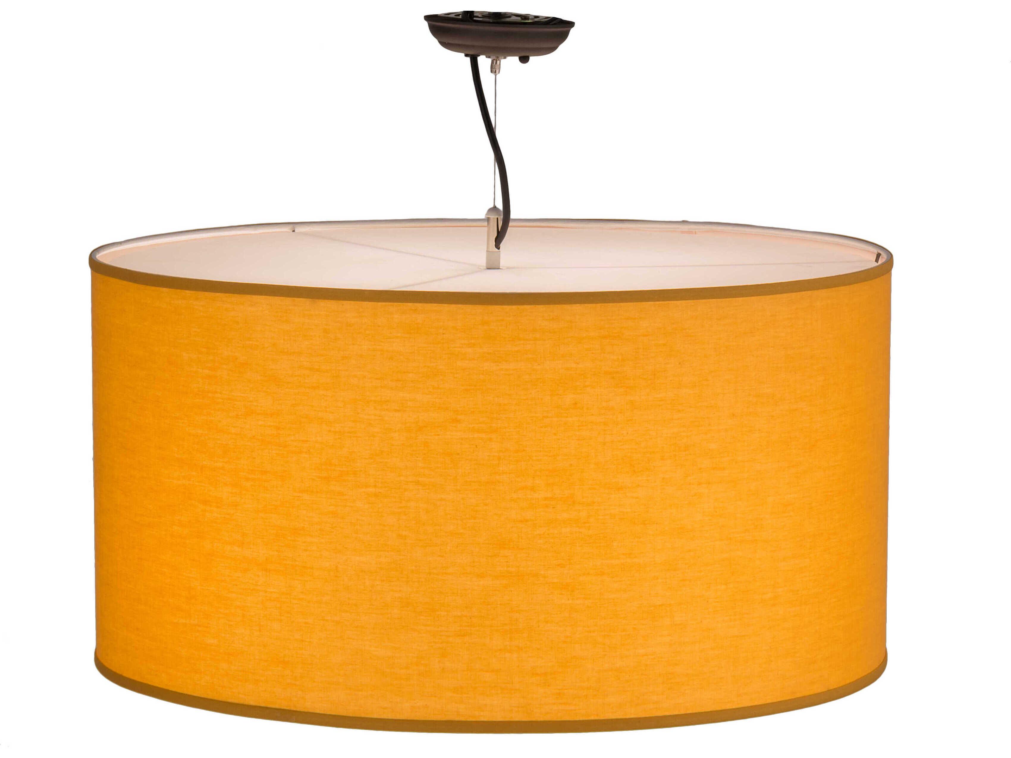 Meyda Cilindro 4-Light Oil Rubbed Bronze Drum Pendant