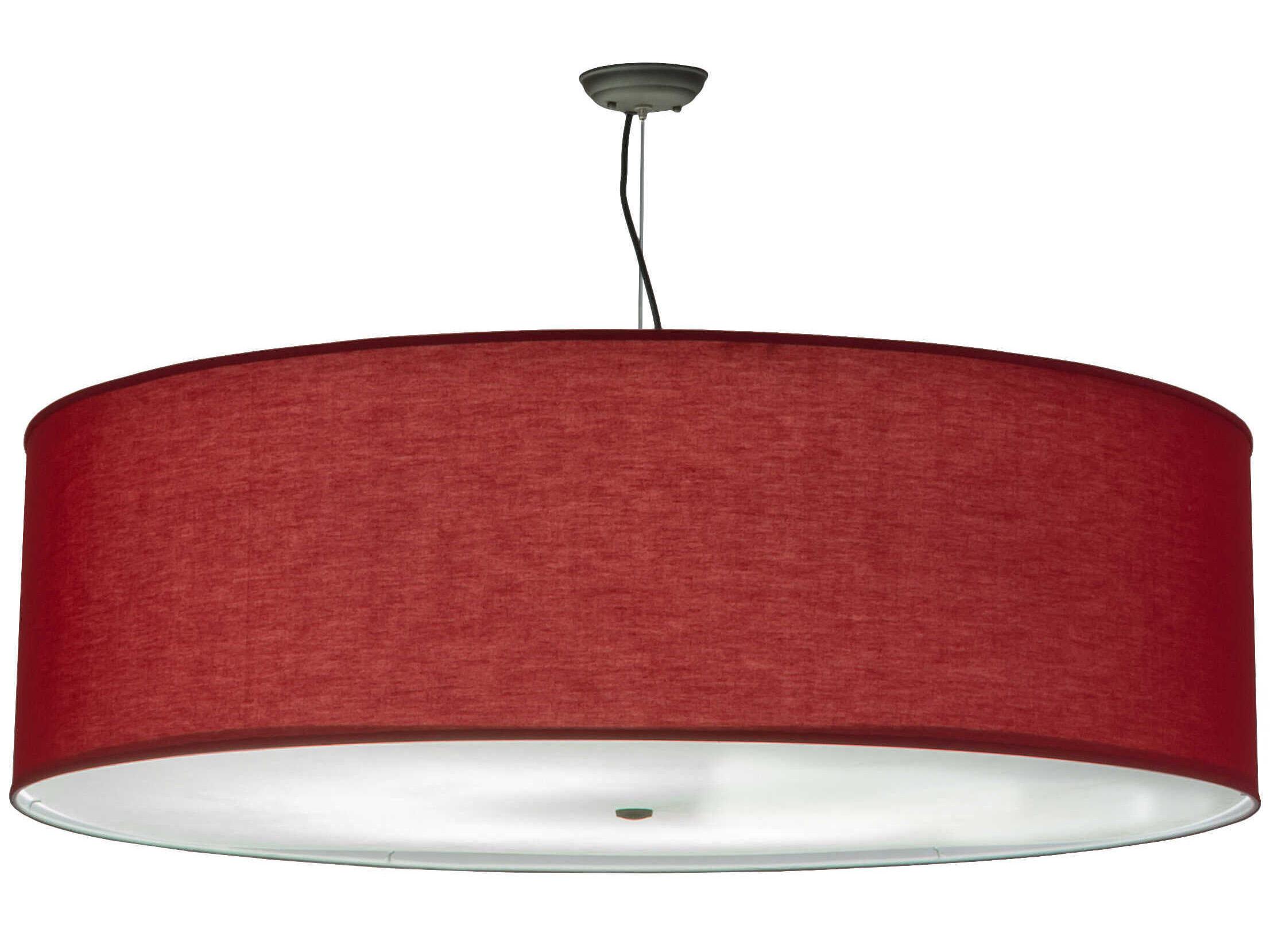 Meyda Cilindro 6-Light Steel Drum Pendant