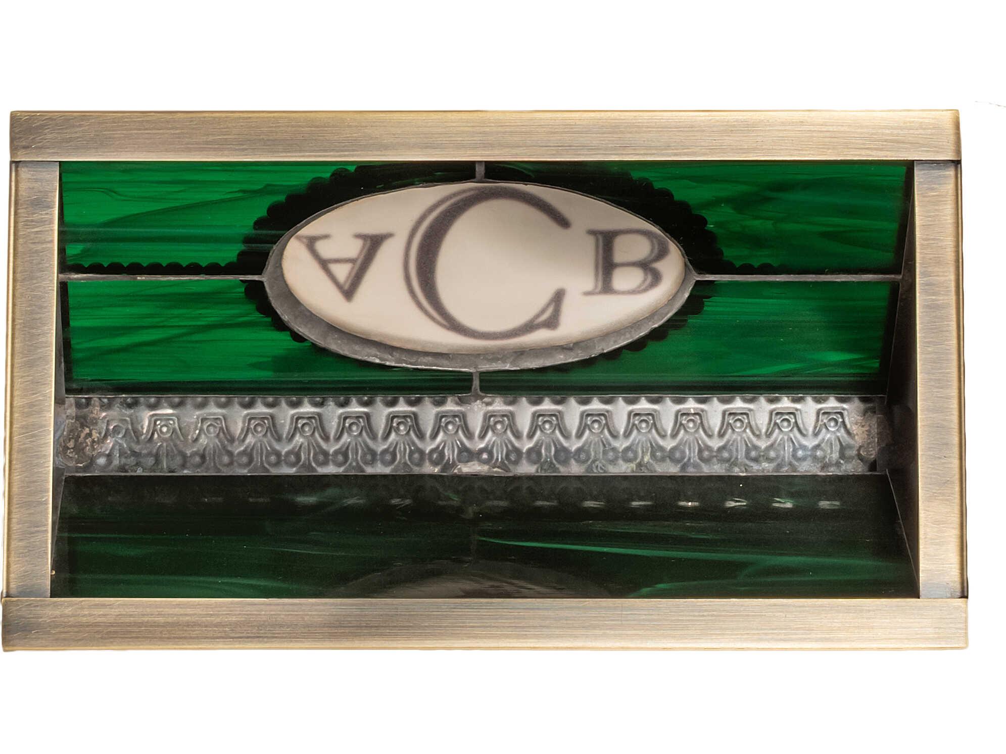 Meyda Personalized Emerald Green flash Red