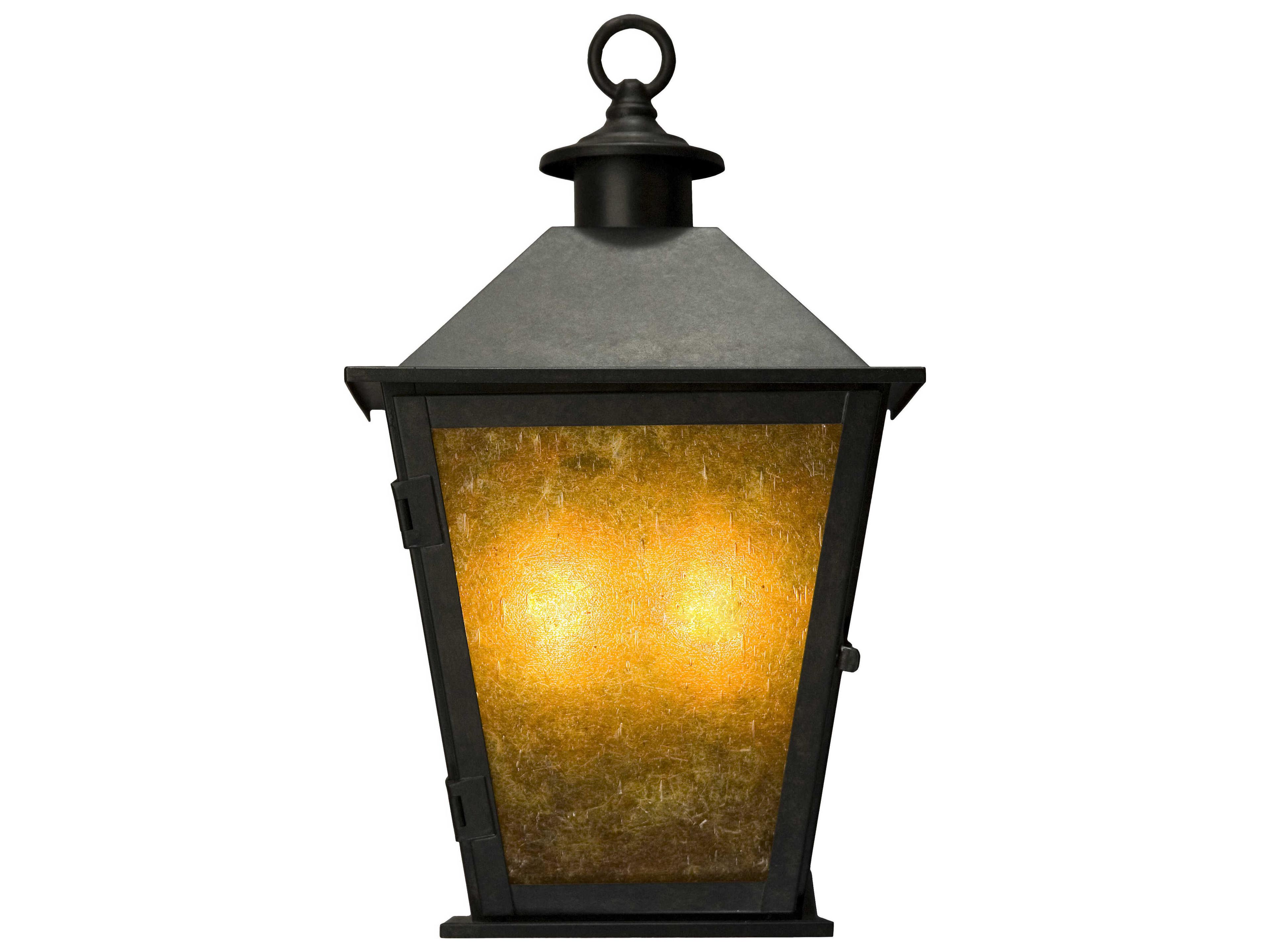 Meyda Turin 2-Light Black Glass Wall Sconce