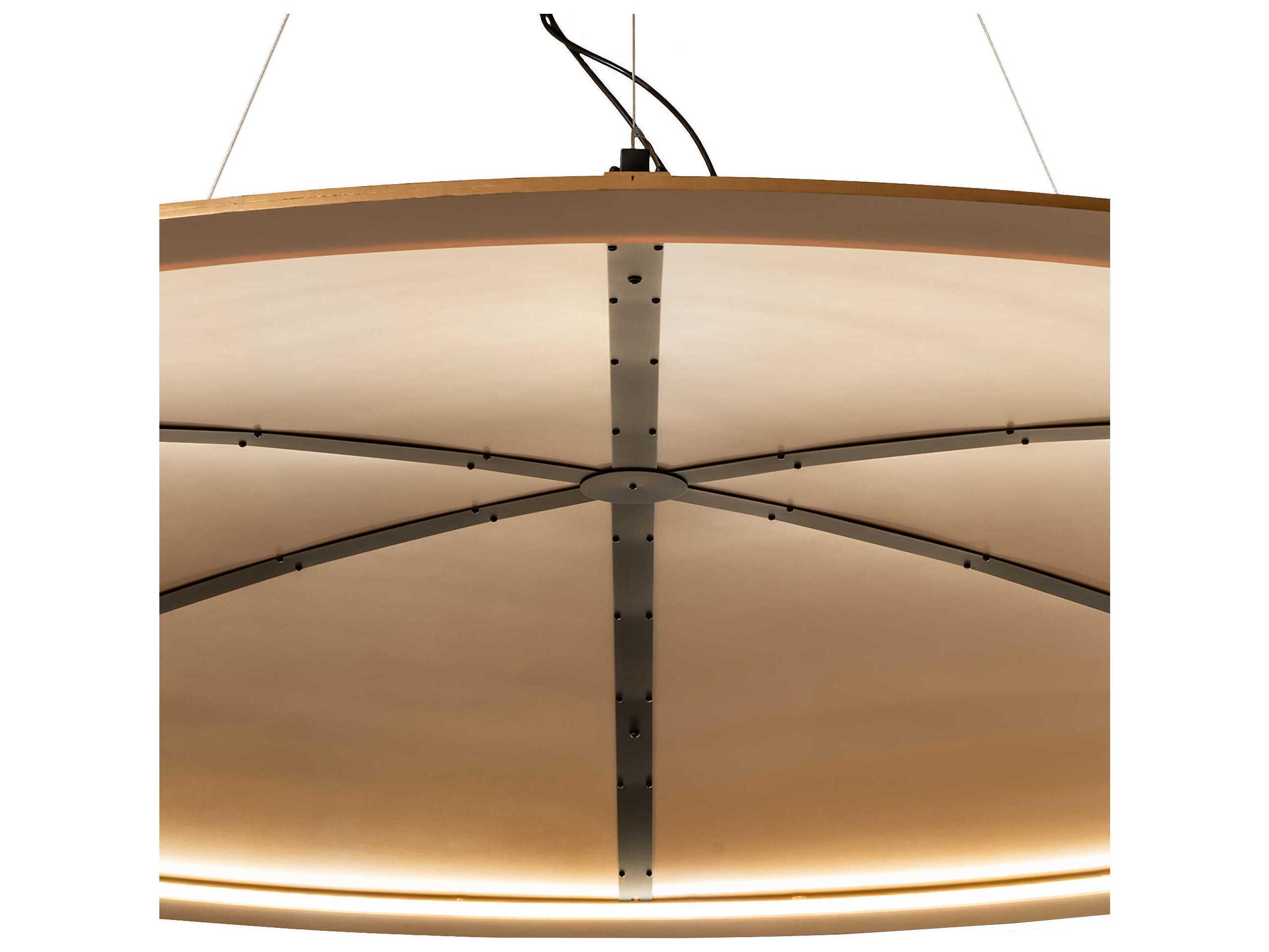 Meyda Gravity Black LED Round Pendant