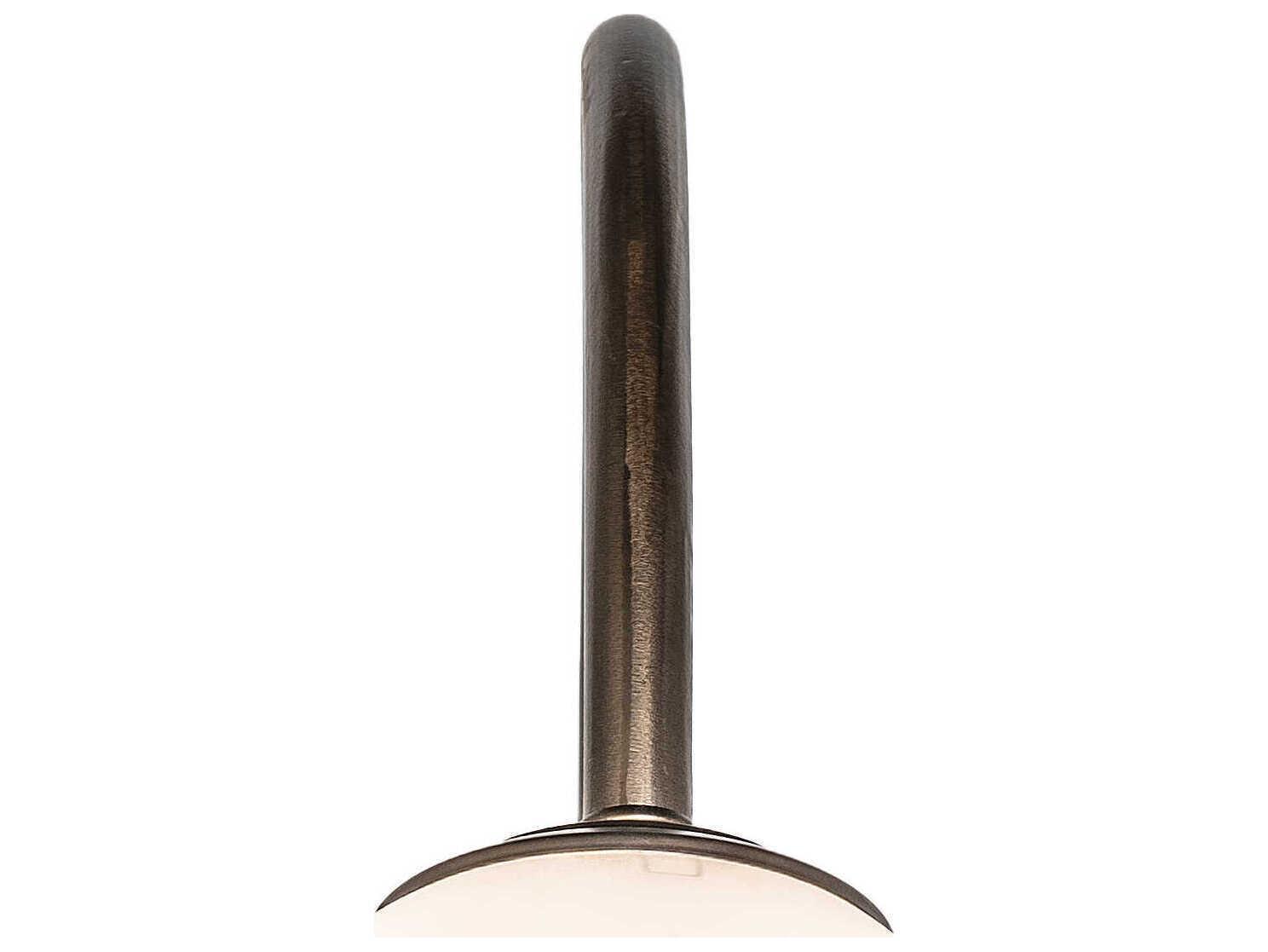 Meyda Bola 1-Light Antique Copper Glass LED Wall Sconce