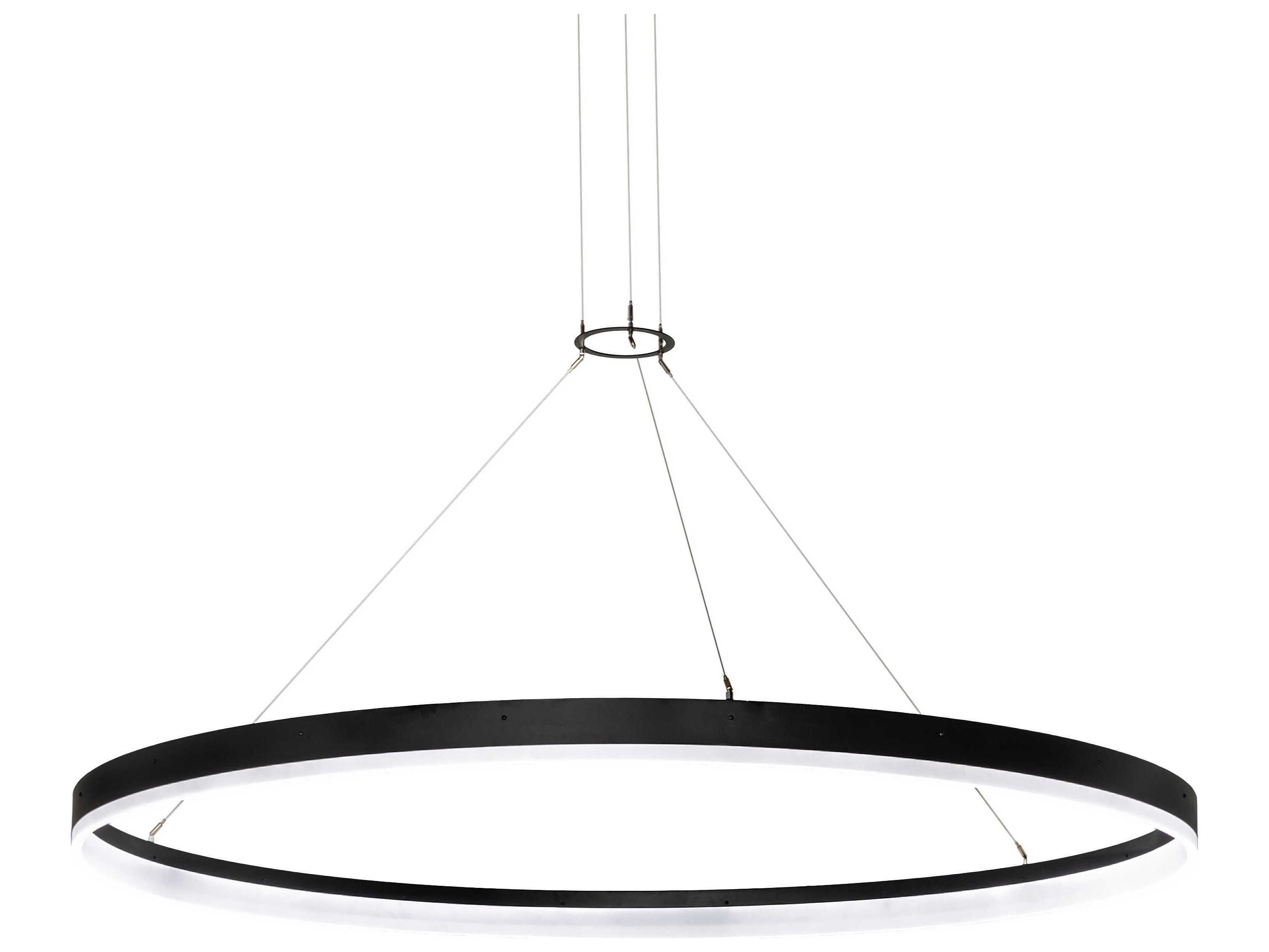 Meyda Anillo Timeless Bronze Black LED Round Pendant