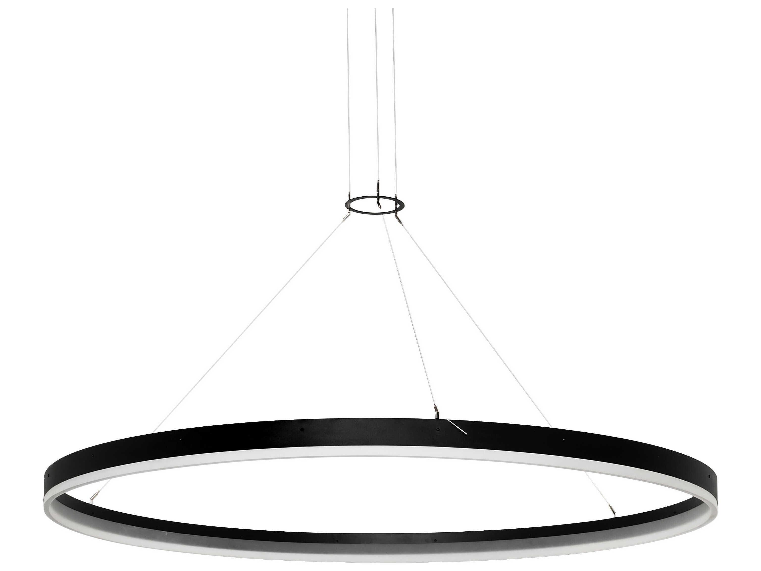 Meyda Anillo Timeless Bronze Black LED Round Pendant