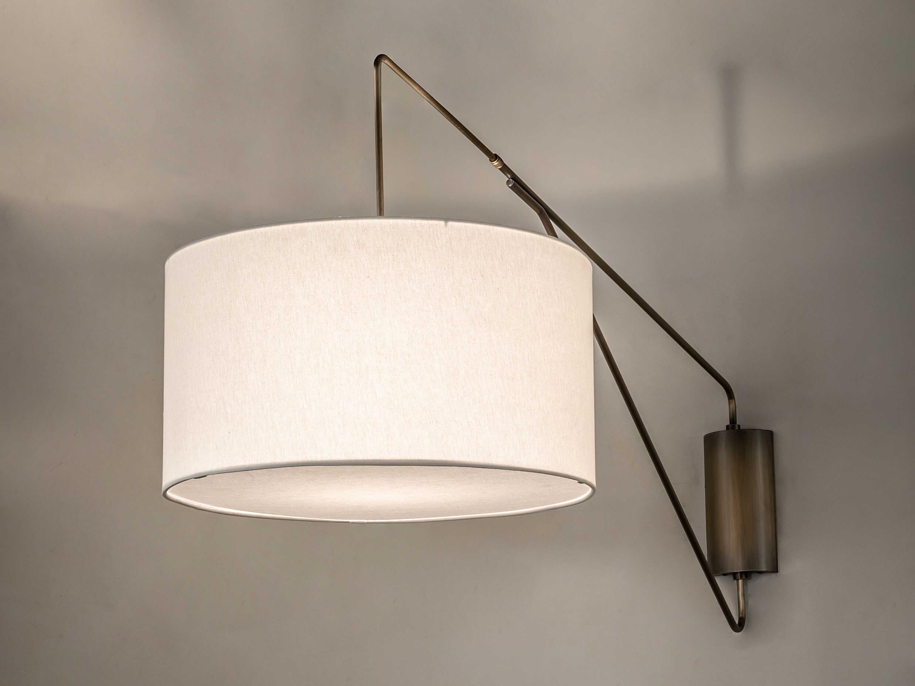 Meyda Cilindro Textrene 1 - Light Swing Arm