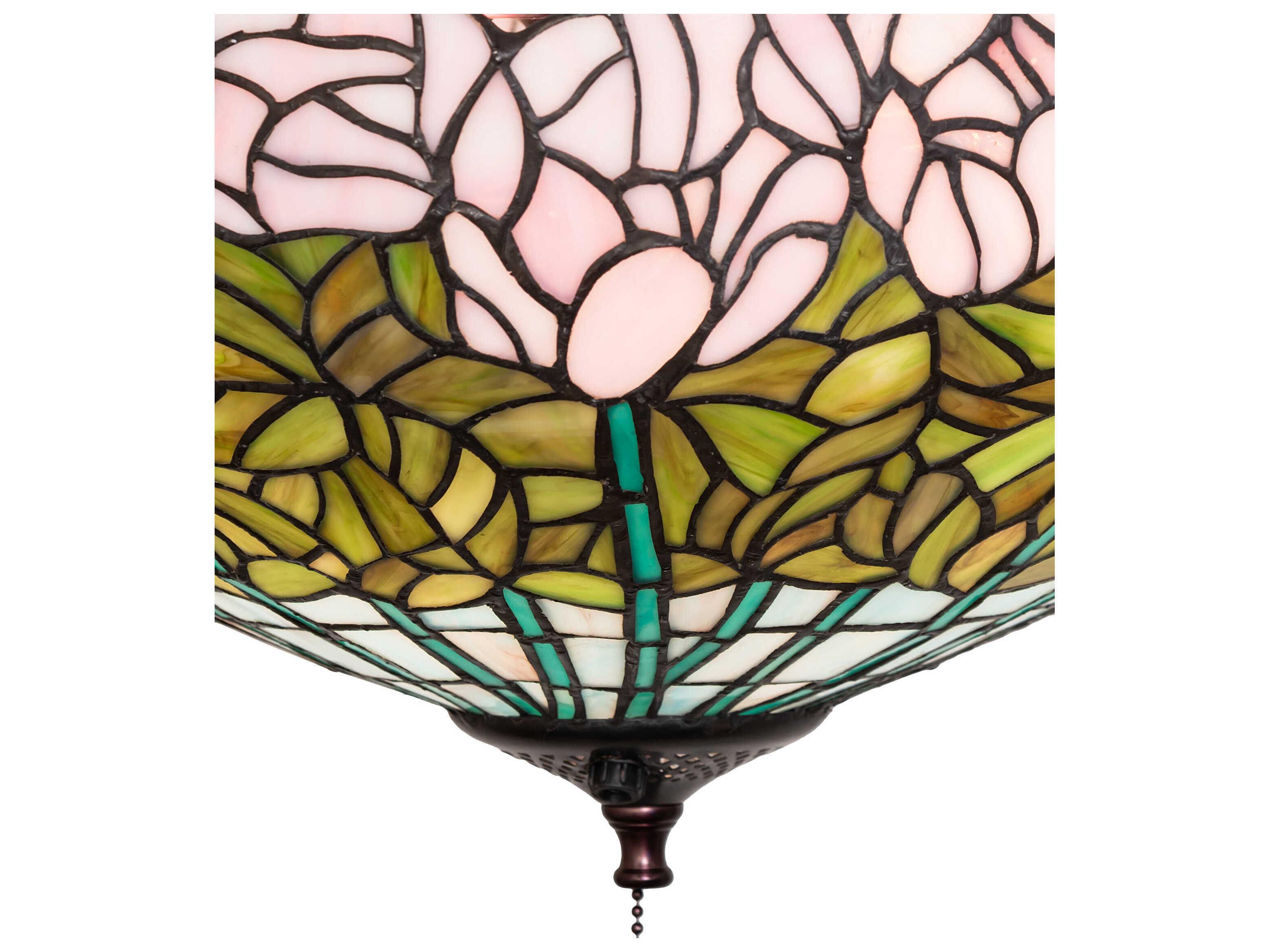 Meyda Tiffany Cabbage Rose 3 - Light Fan Kit