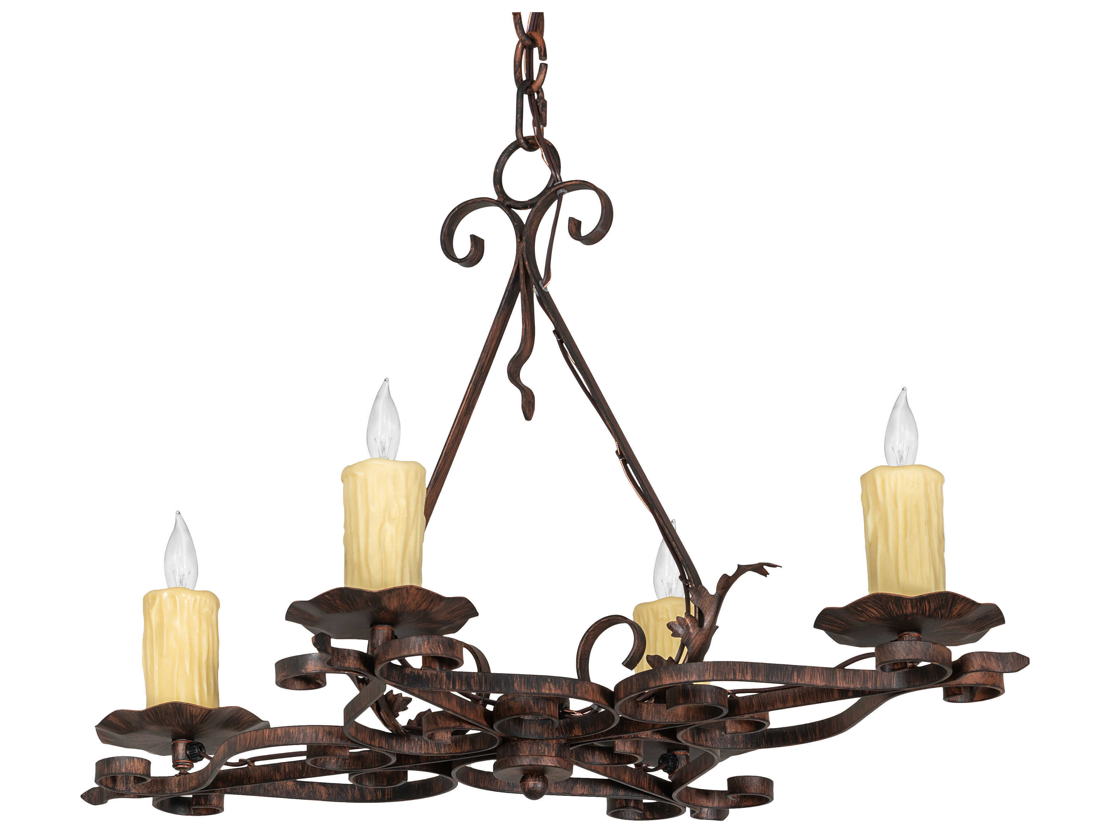 Meyda Elianna Bronze Candelabra Chandelier