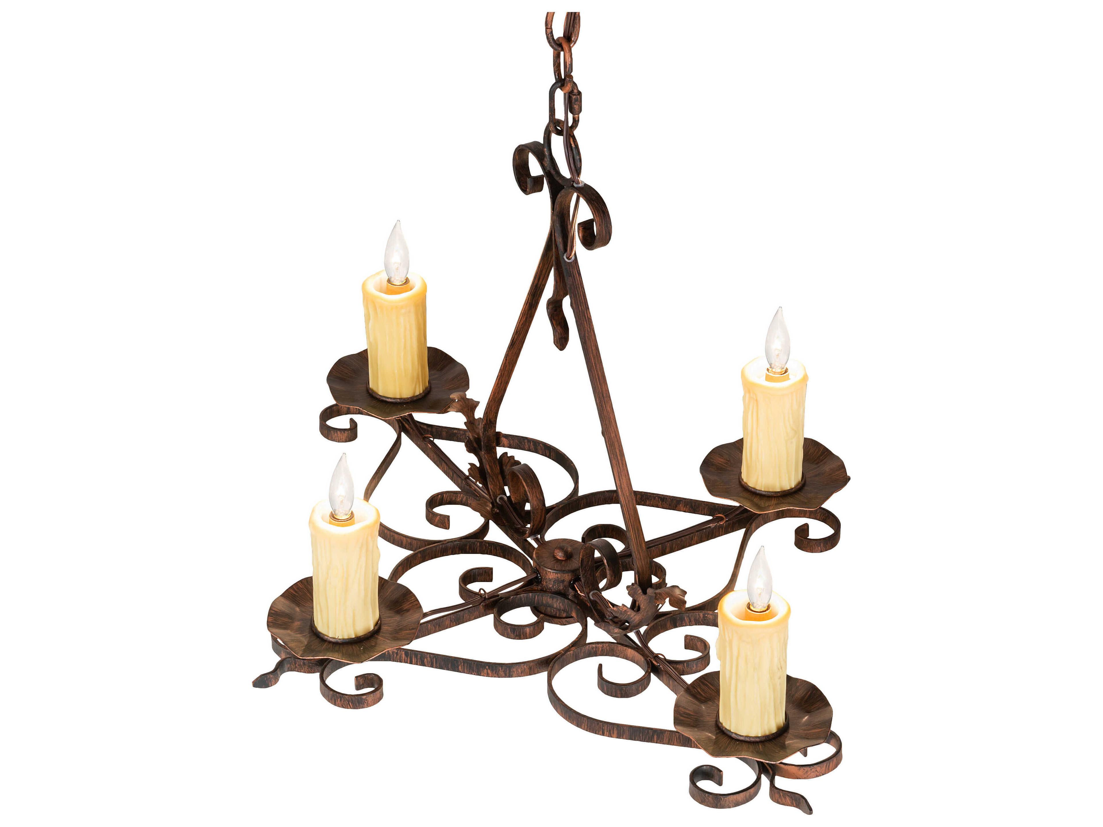 Meyda Elianna Bronze Candelabra Chandelier