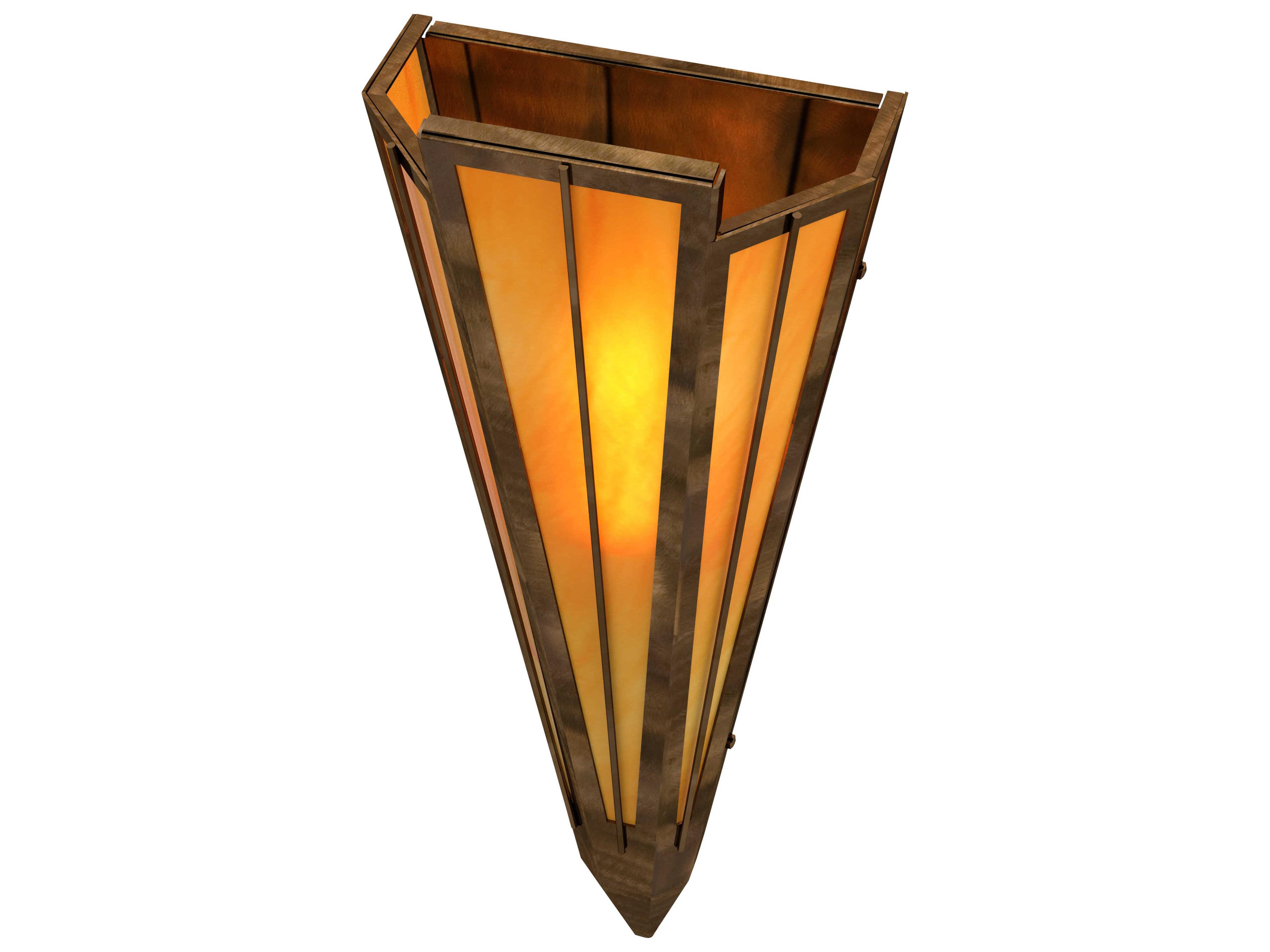 Meyda Brum 2-Light Antique Copper Wall Sconce