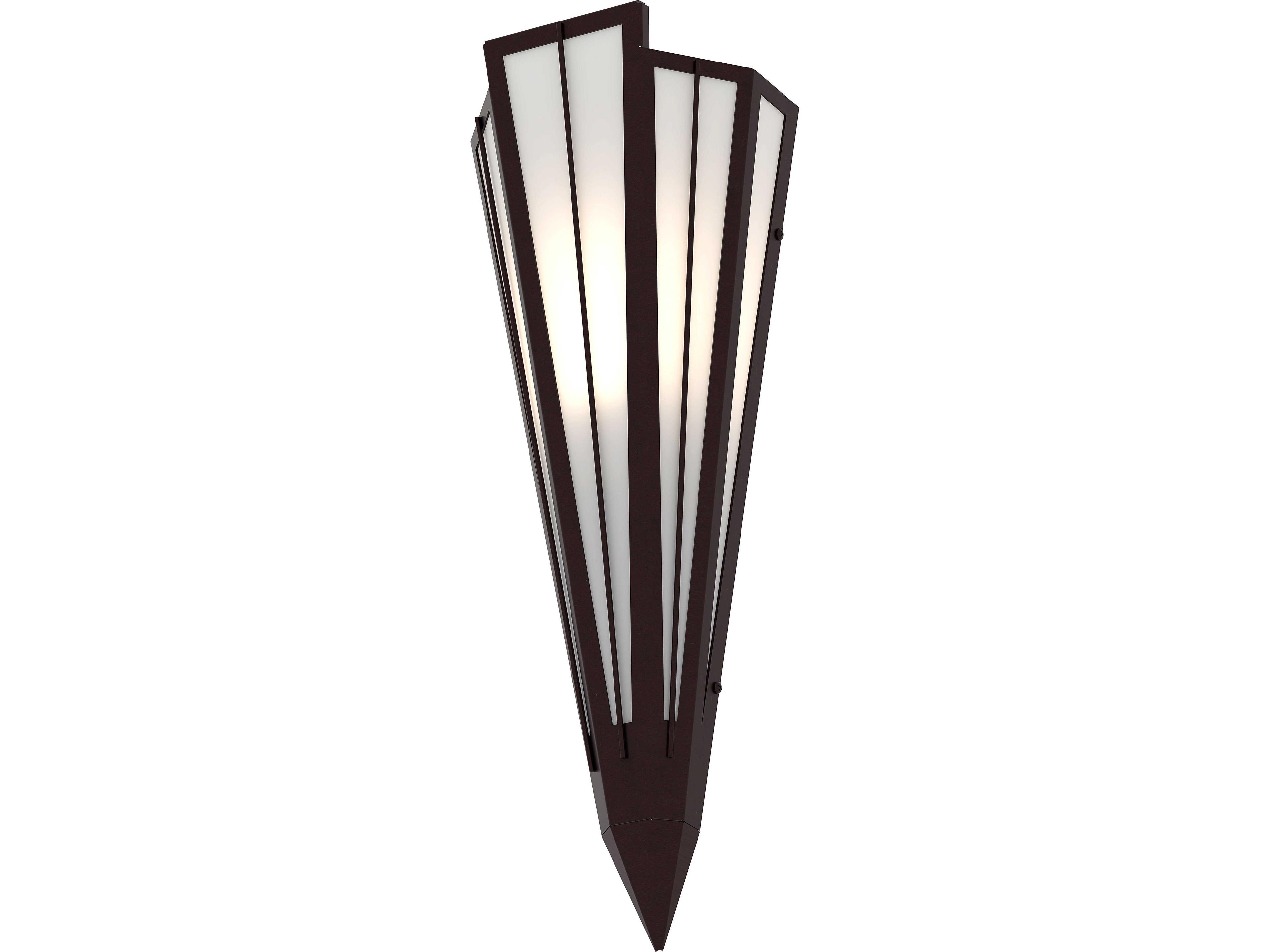 Meyda Brum 1-Light Contrail Mist Idalight Gray Wall Sconce