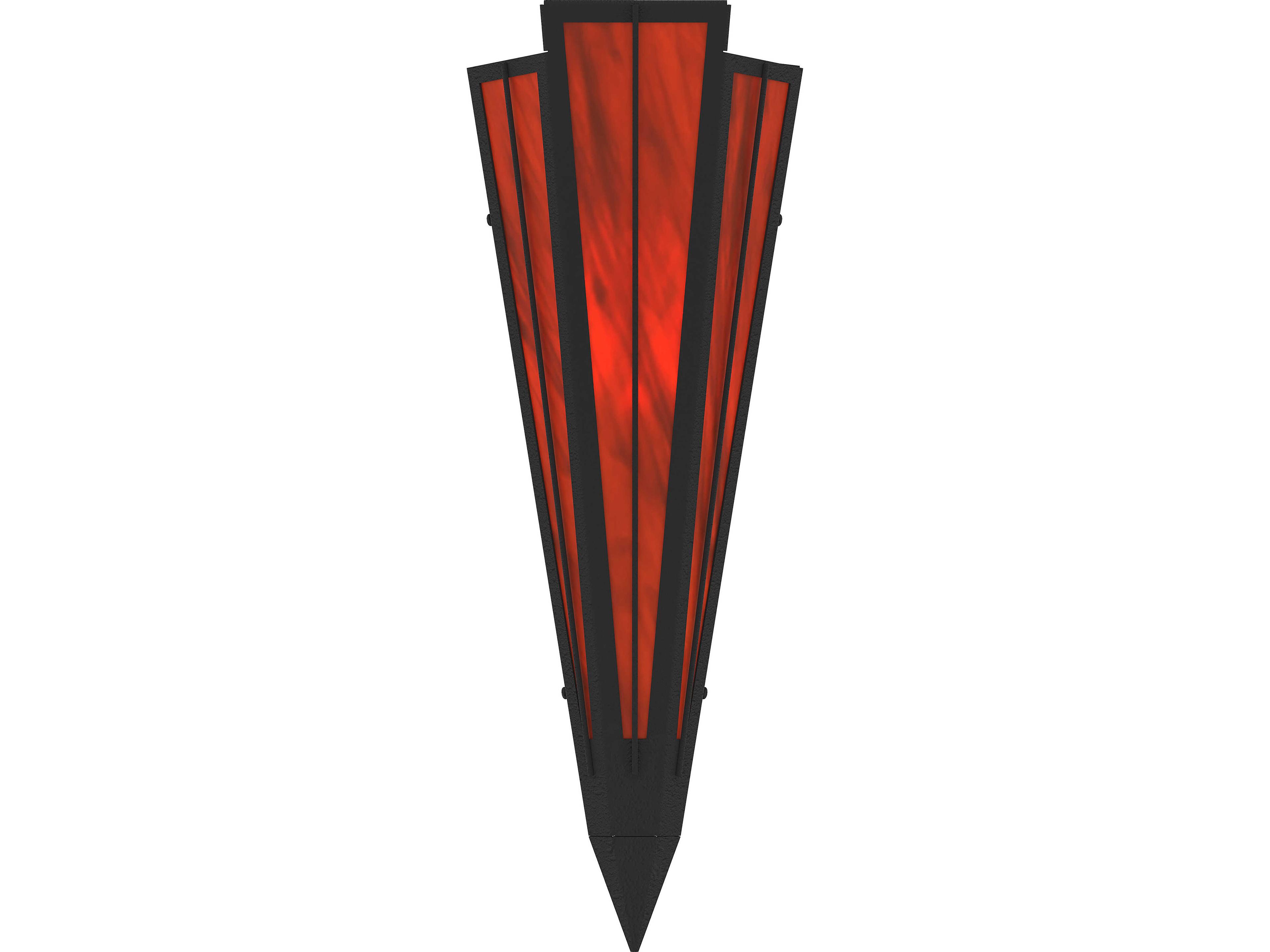 Meyda Brum 1-Light Maduro Idalight Red Wall Sconce