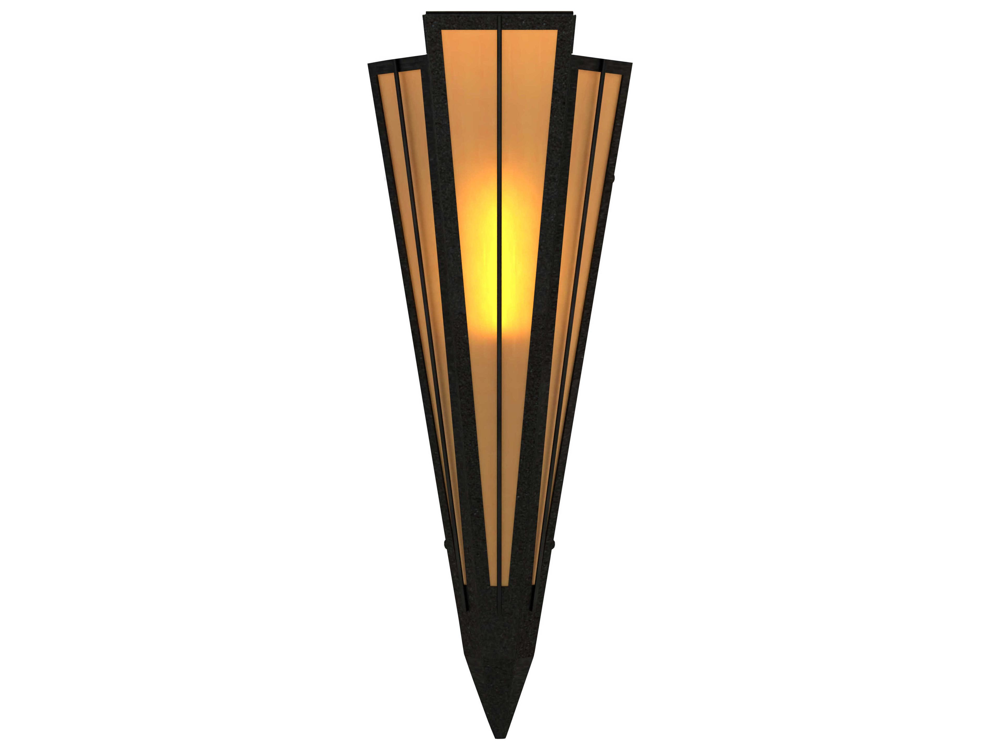 Meyda Brum 1-Light Textured Black Wall Sconce