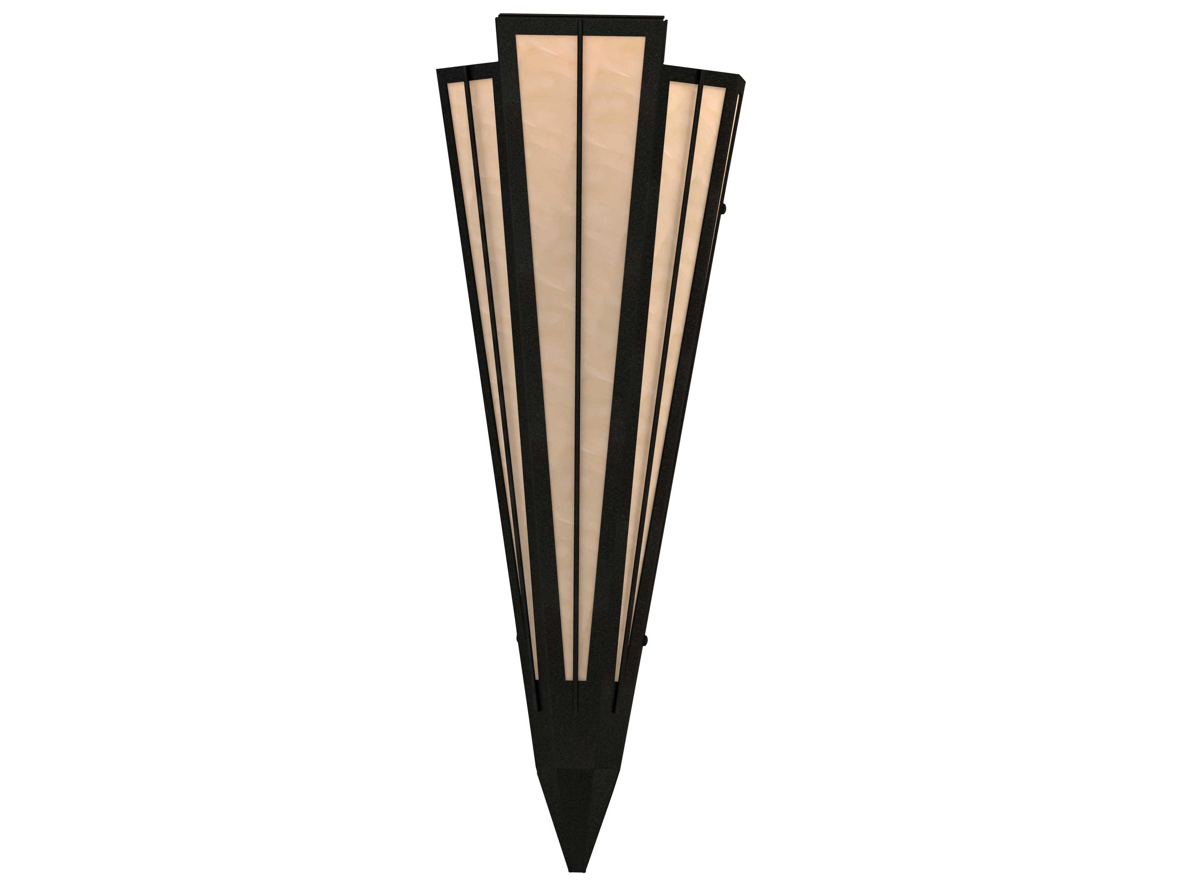 Meyda Brum 1-Light Textured Black Wall Sconce